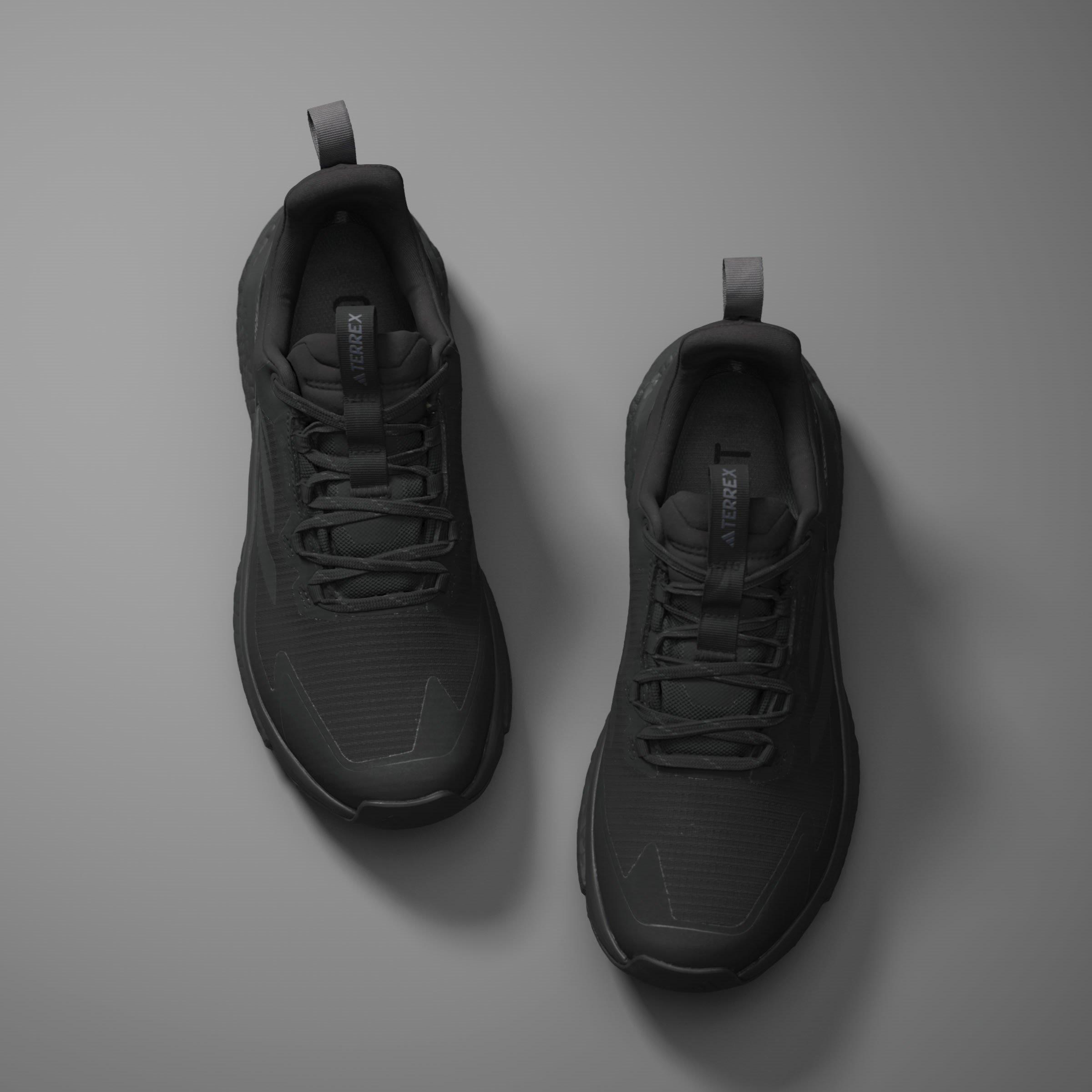 Black - adidas - Free Hiker Waterproof Hiking Shoes - 14