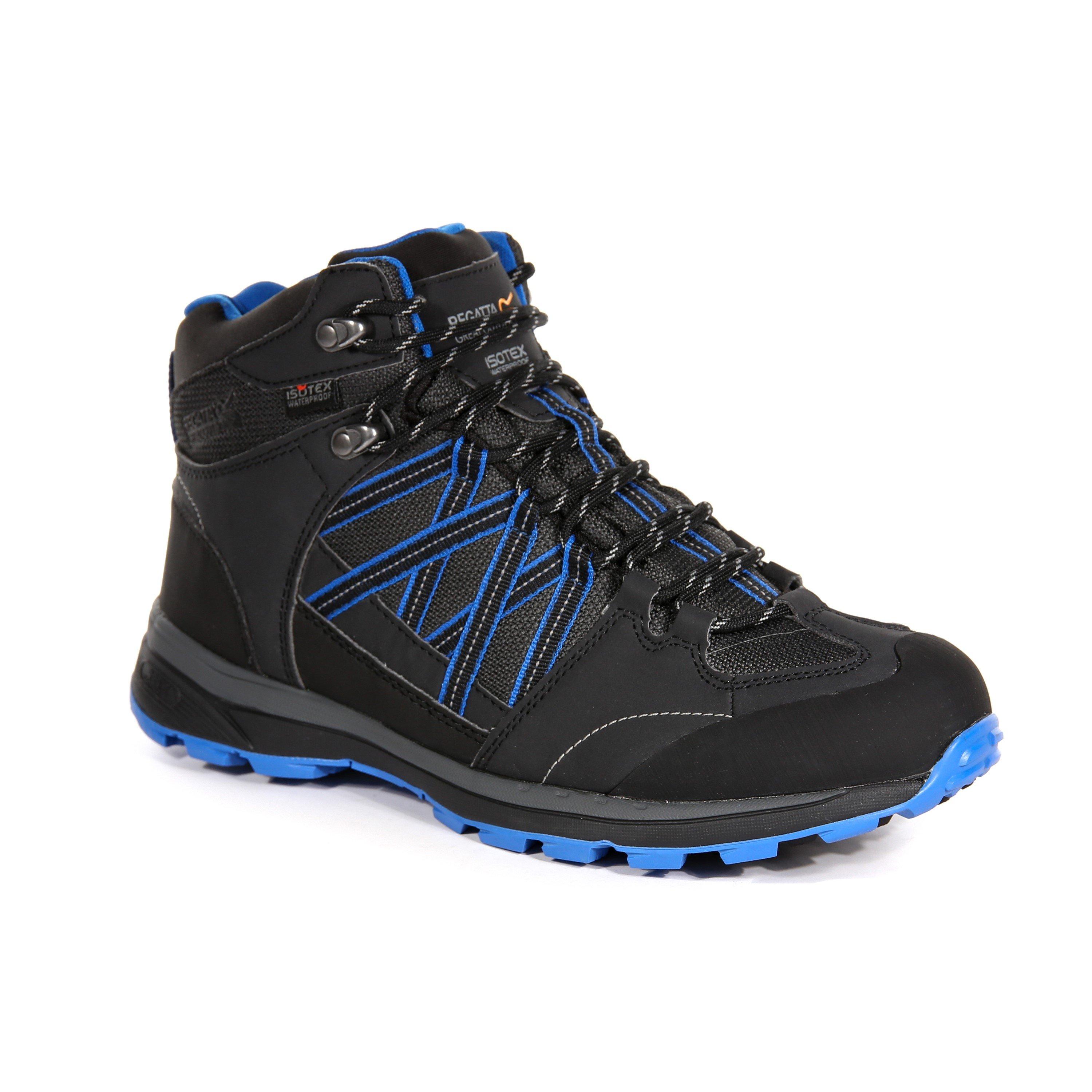 Ash/OxfordBl - Regatta - Men's Samaris Mid II Waterproof Breathable Hiking Boot - 1