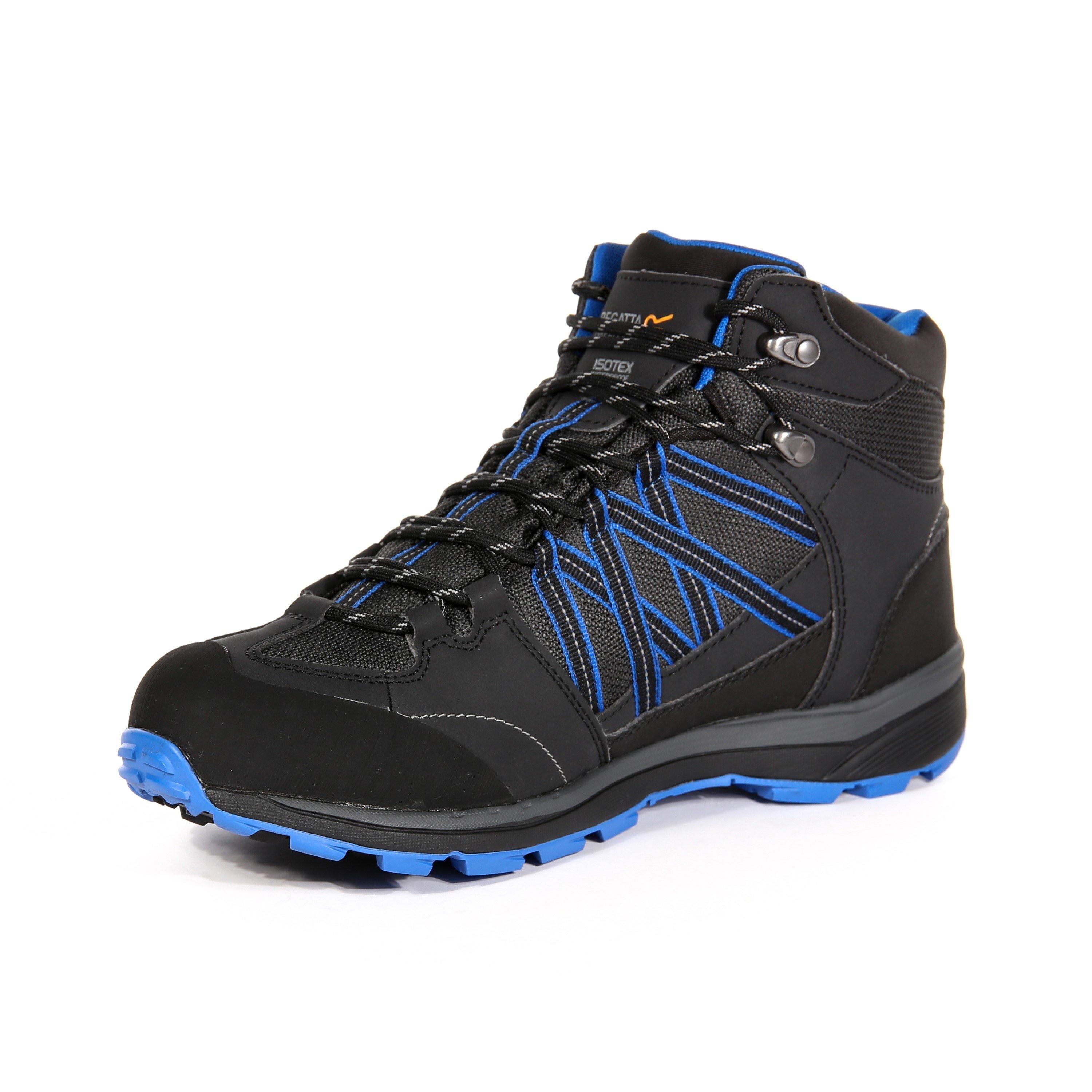 Ash/OxfordBl - Regatta - Samaris Mid II Waterproof Breathable Hiking Boot - 2