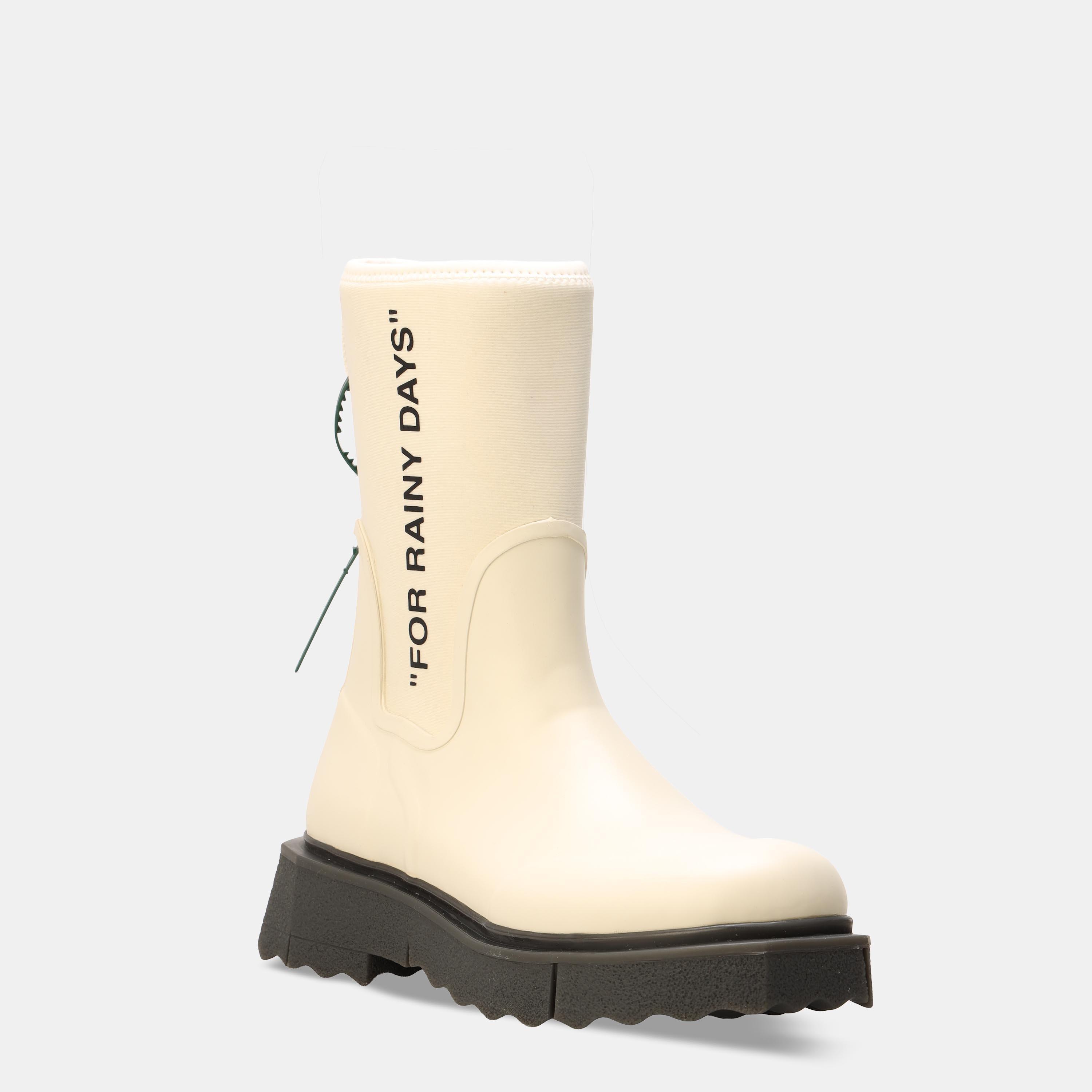 White Black - Off White - Off Rubber Rboot Ld99 - 2