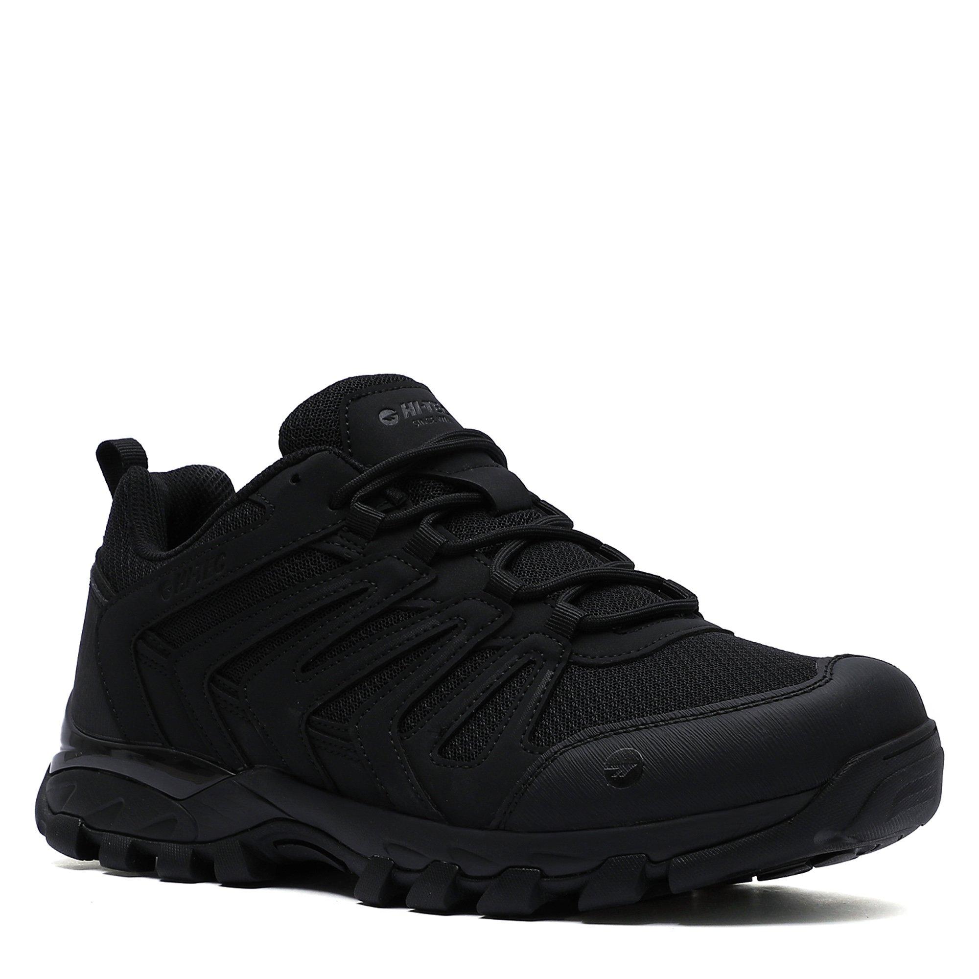 Black/Black - Hi Tec - Grand Paradiso Waterproof Walking Shoes Mens - 5