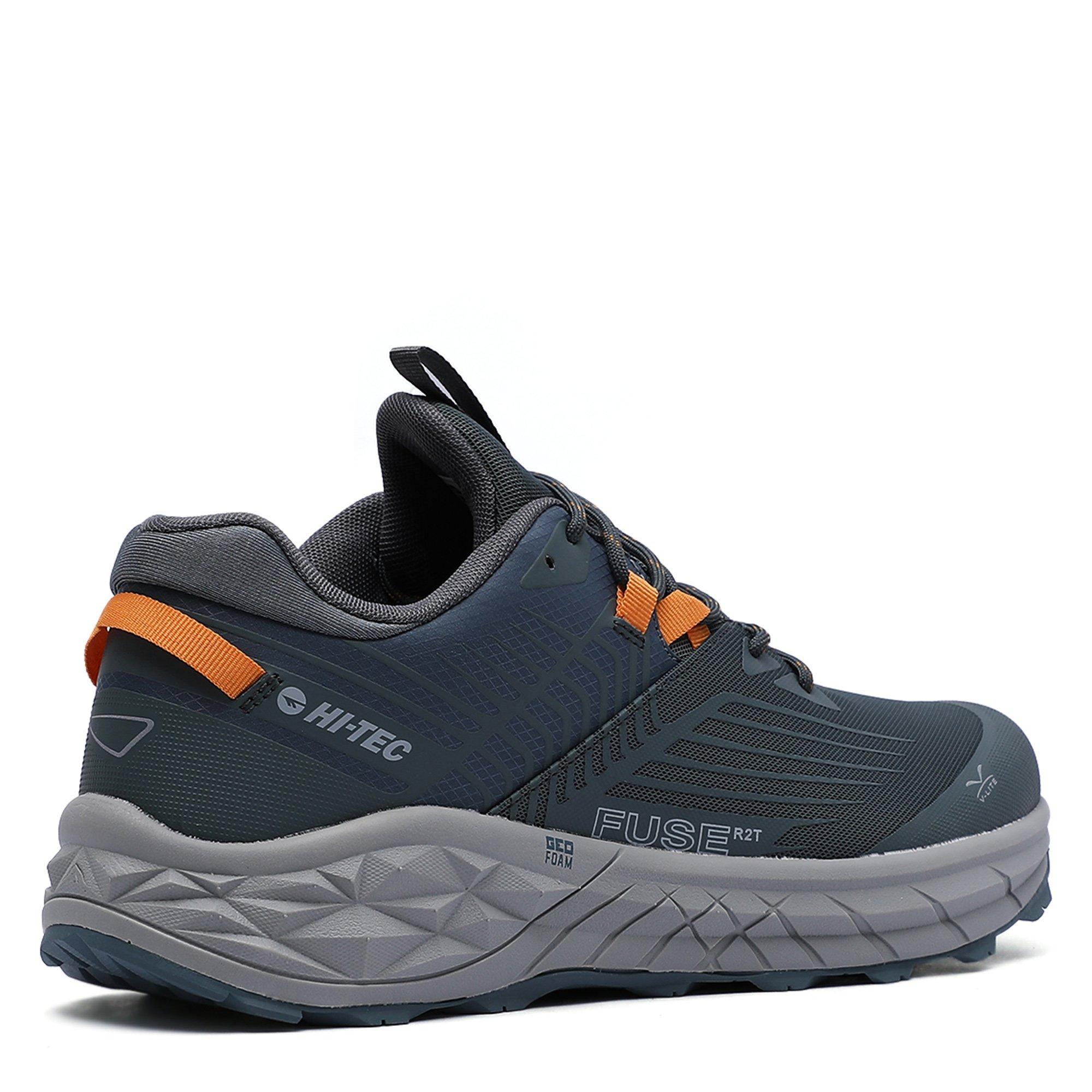 DkSlate/BMgold - Hi Tec - Geo Fuse Low Non-Waterproof Hiking Shoes - 6