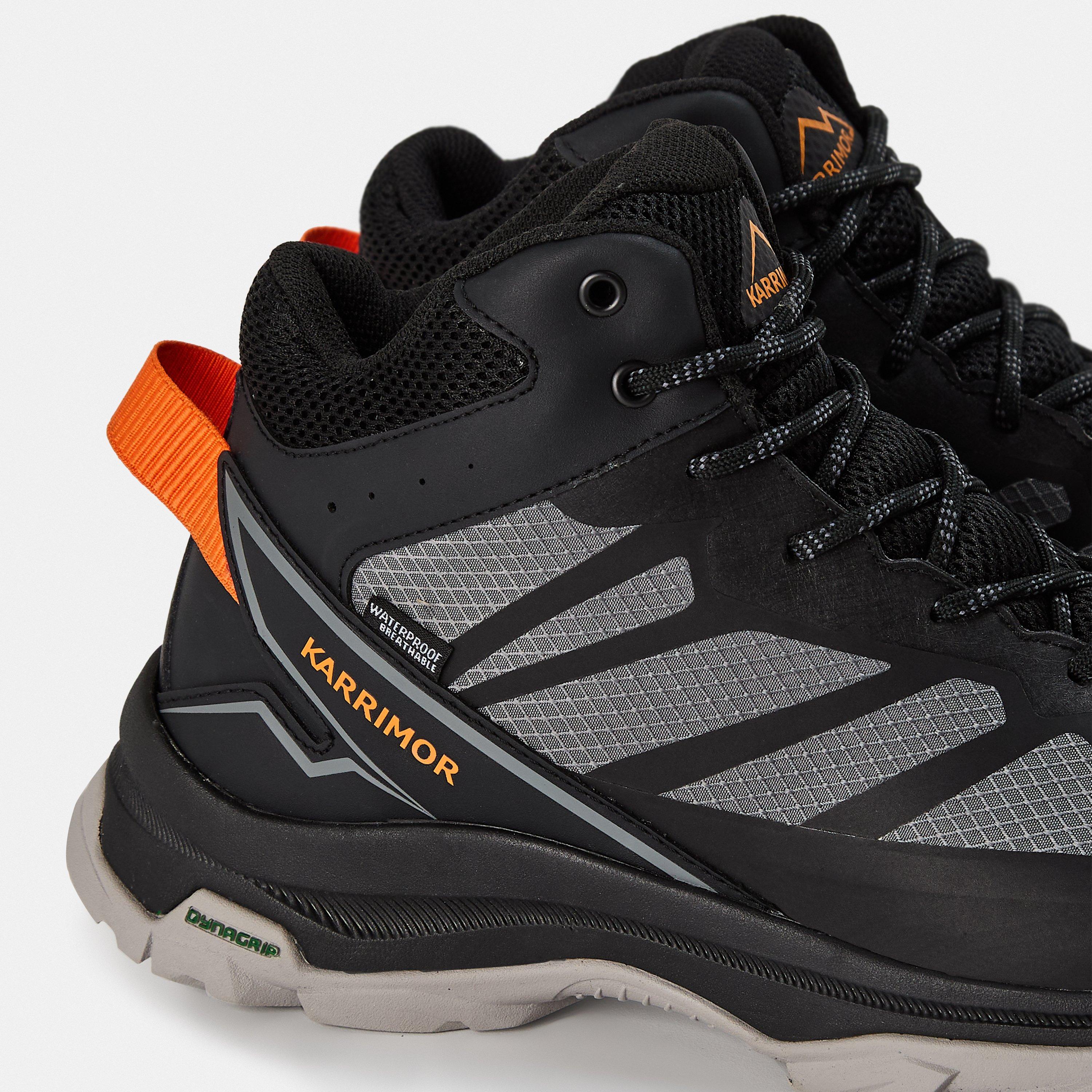 Preto/Laranja - Karrimor - Pennine Waterproof Walking Boots Mens - 5