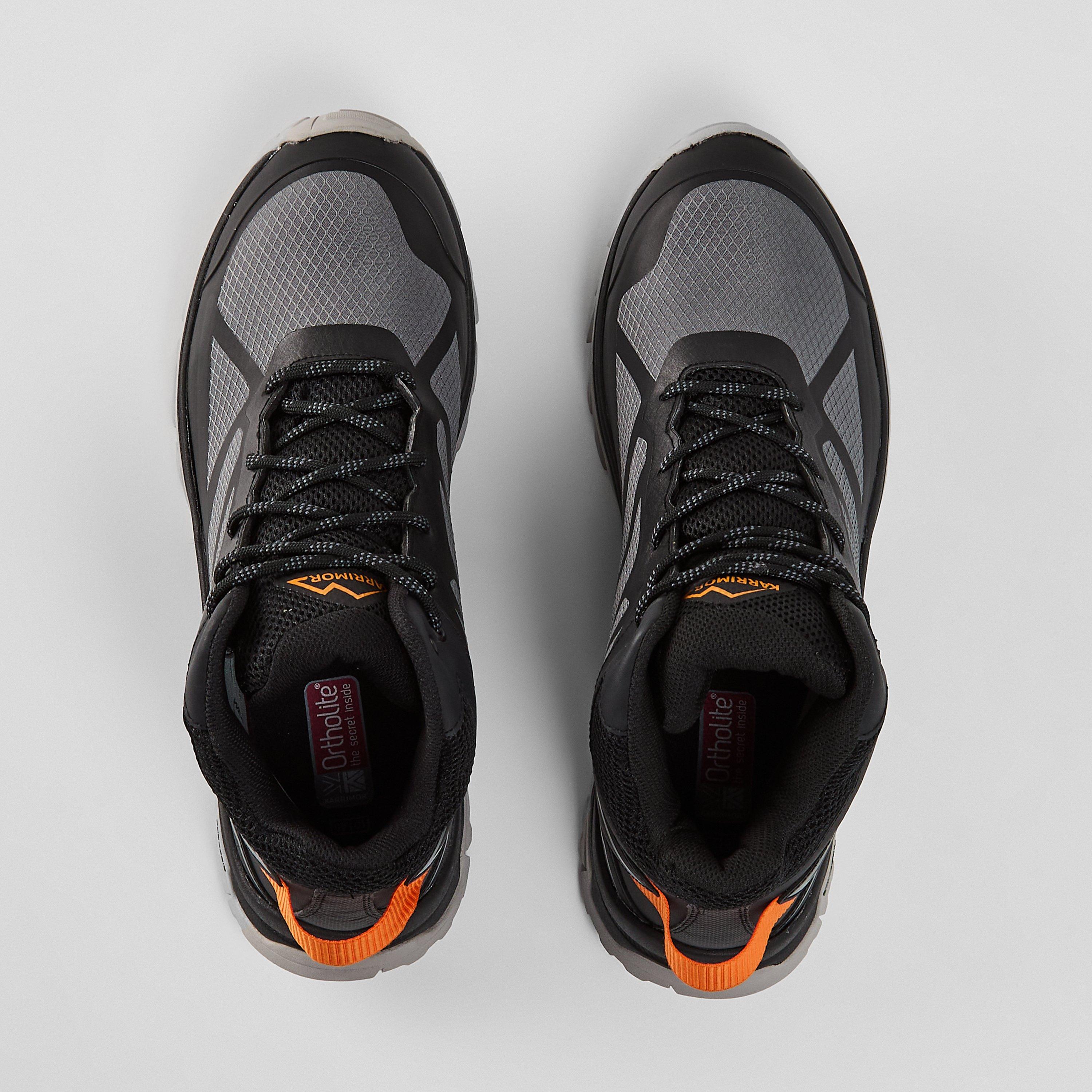 Preto/Laranja - Karrimor - Pennine Waterproof Walking Boots Mens - 6