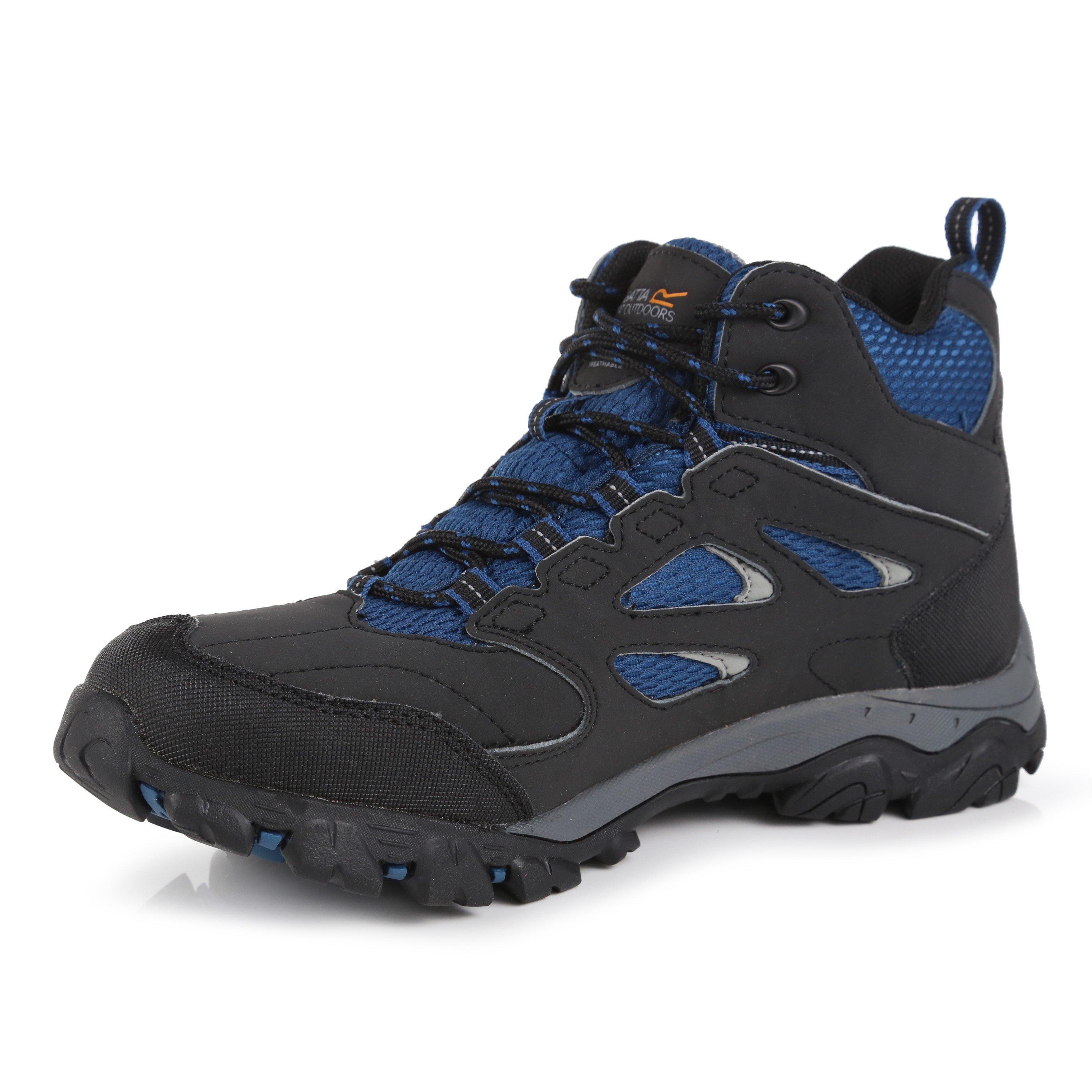 Ash/BlueOpal - Regatta - Holcombe Mid Waterproof Hiking Boot - 2