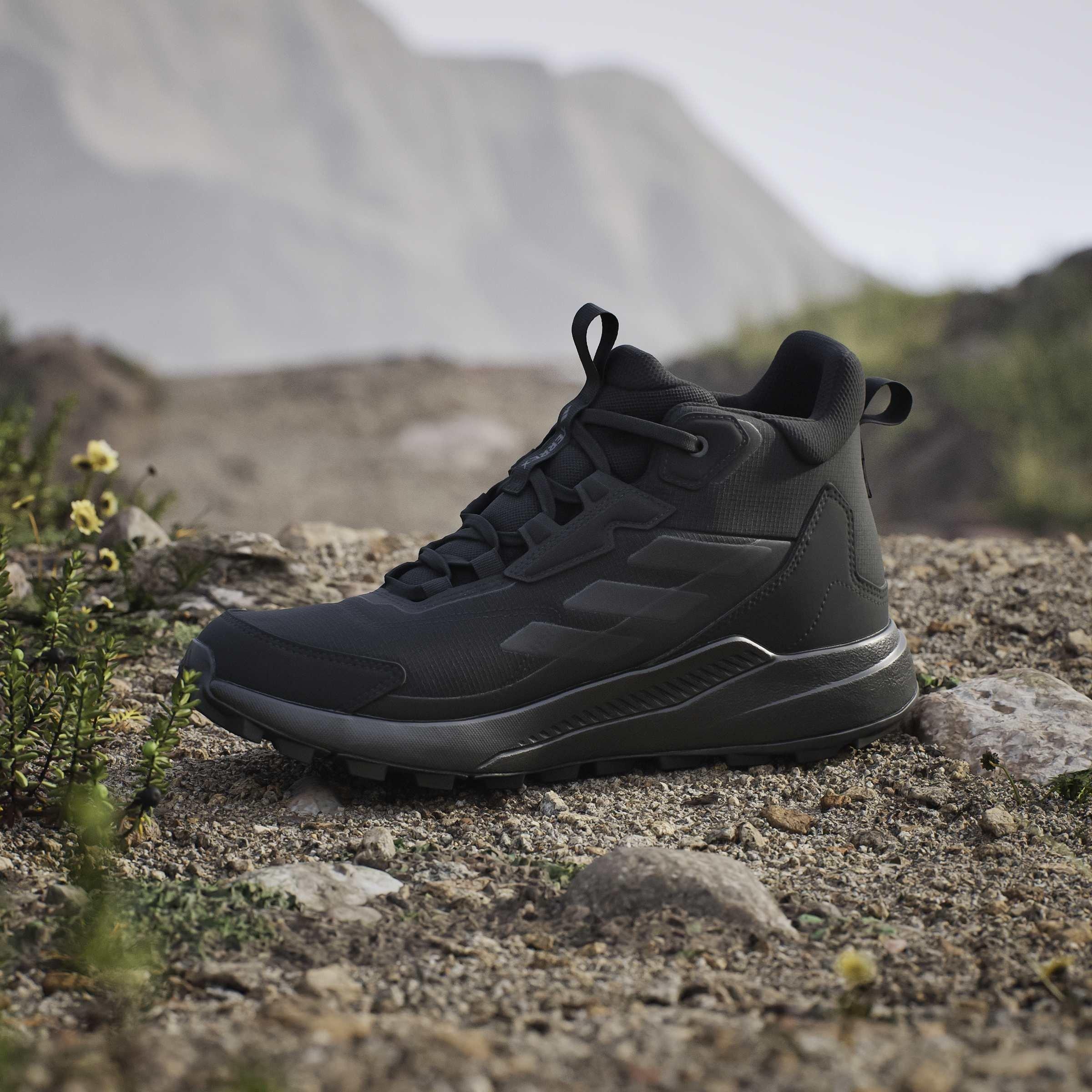 Noir - adidas - Terrex Anylander Mid Rain.Rdy Hiking Shoes - 14