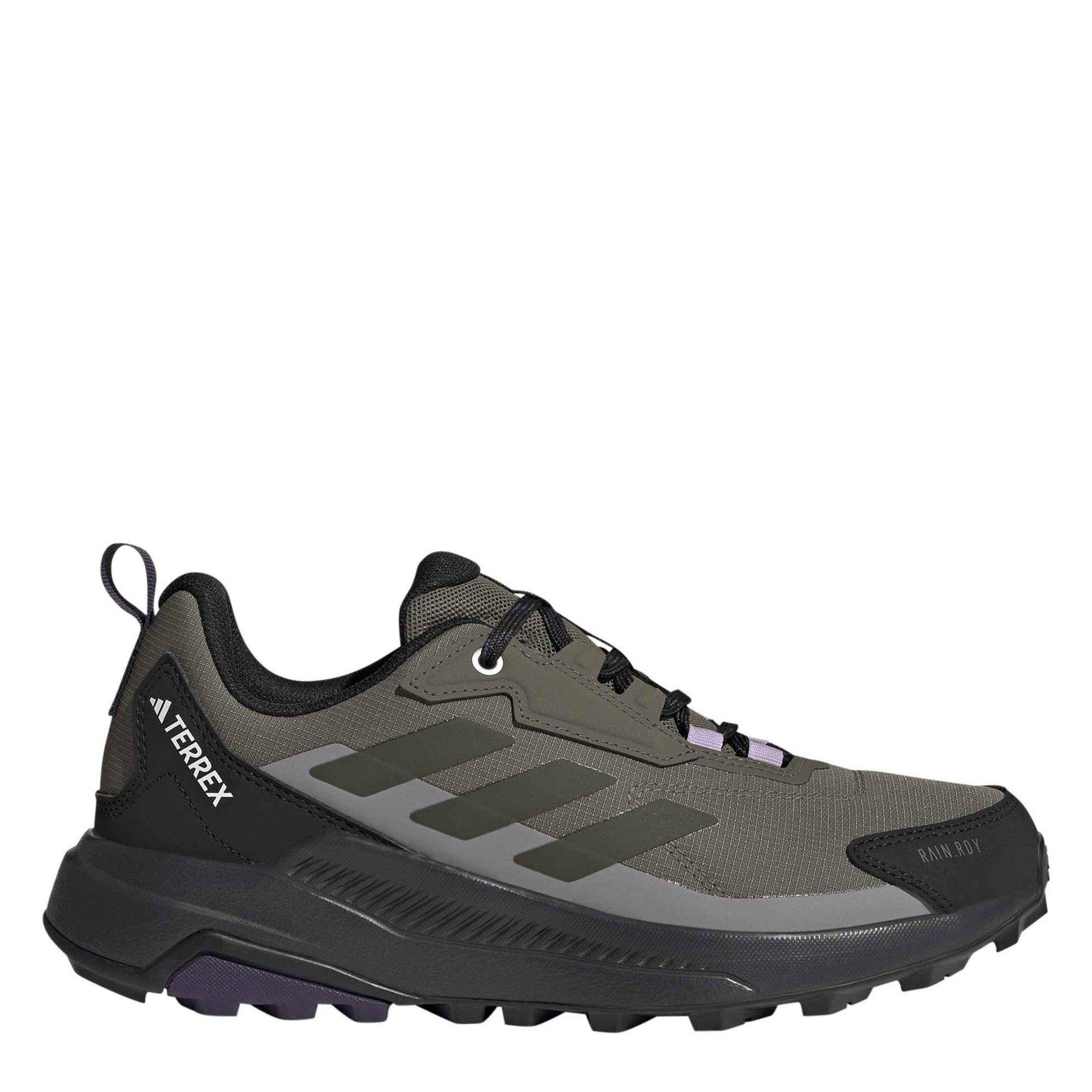 Adidas Women's Strt/Crgo/Blk Terrex Anylander Rain.rdy Hiking Shoes - 7 (40.7)