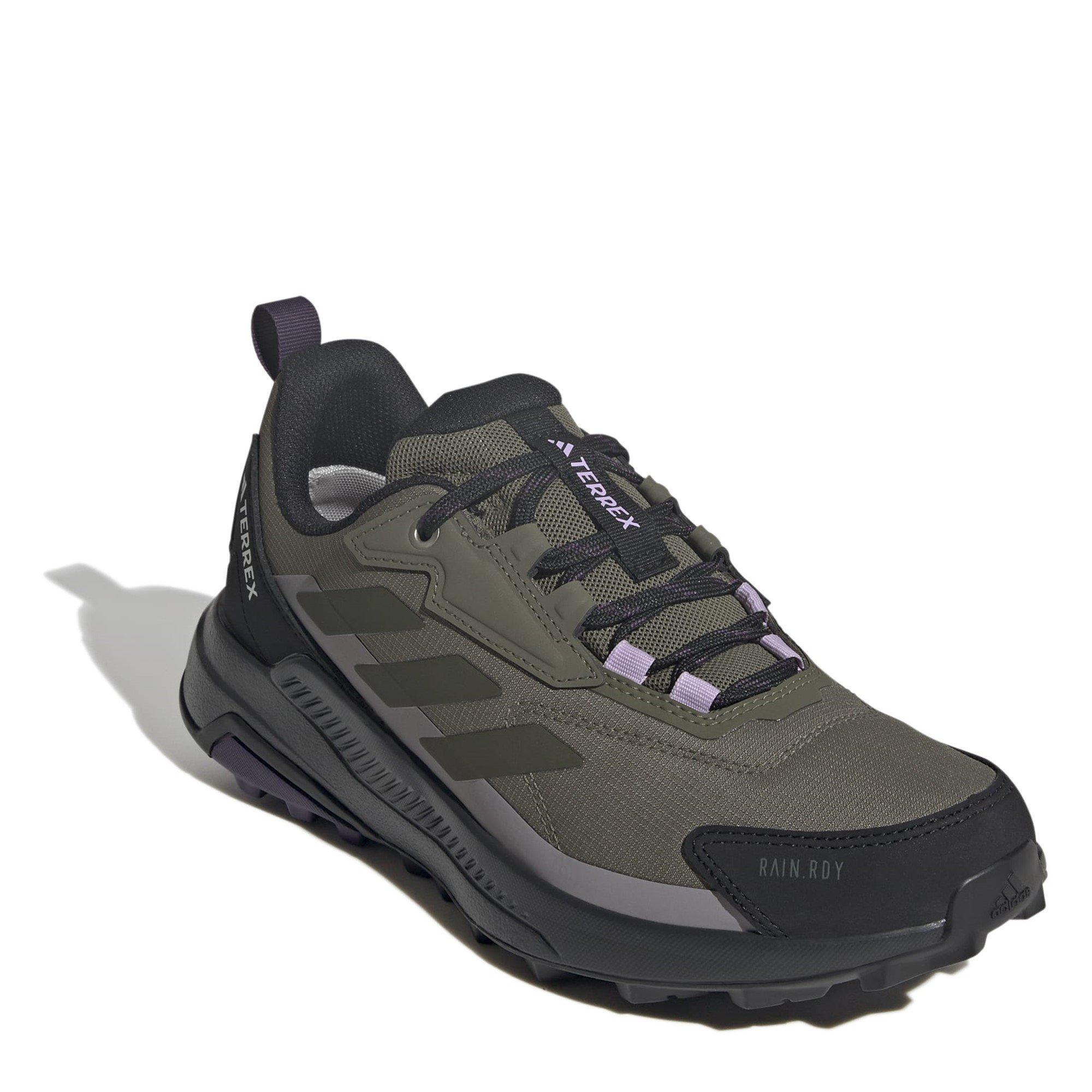 Strt/Crgo/Blk - adidas - Terrex Anylander RAIN.RDY Hiking Shoes Womens - 3