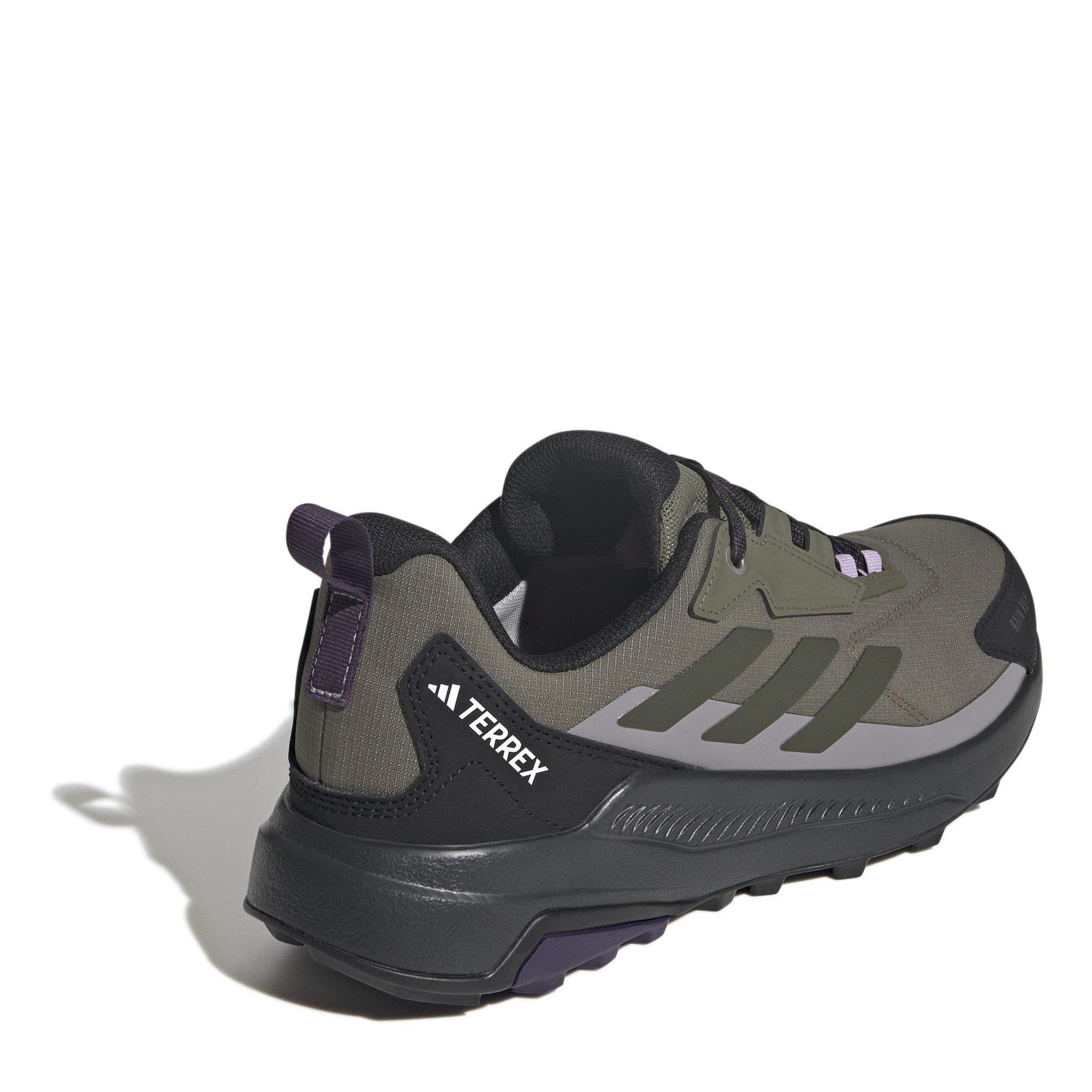 Strt/Crgo/Blk - adidas - Terrex Anylander RAIN.RDY Hiking Shoes Womens - 4