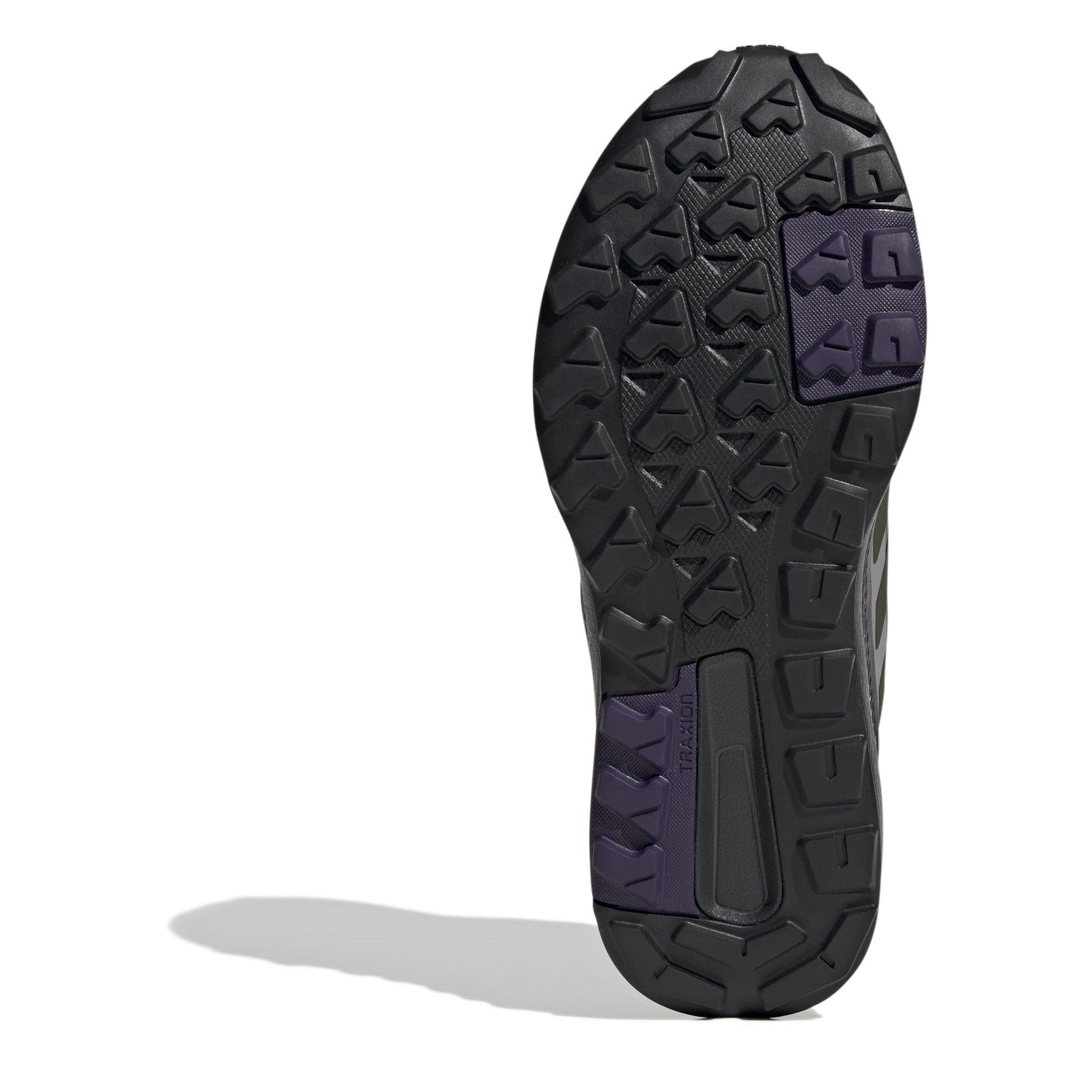 Strt/Crgo/Blk - adidas - Terrex Anylander RAIN.RDY Hiking Shoes Womens - 6