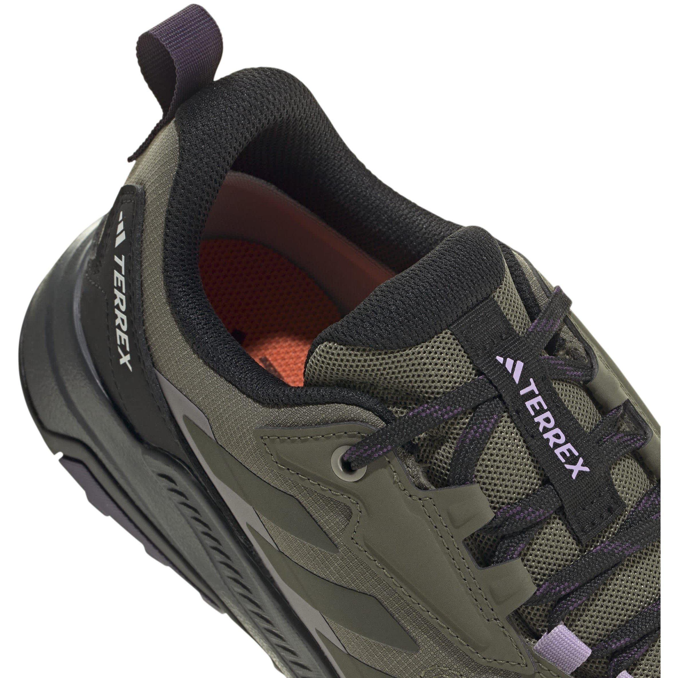 Strt/Crgo/Blk - adidas - Terrex Anylander RAIN.RDY Hiking Shoes Womens - 7
