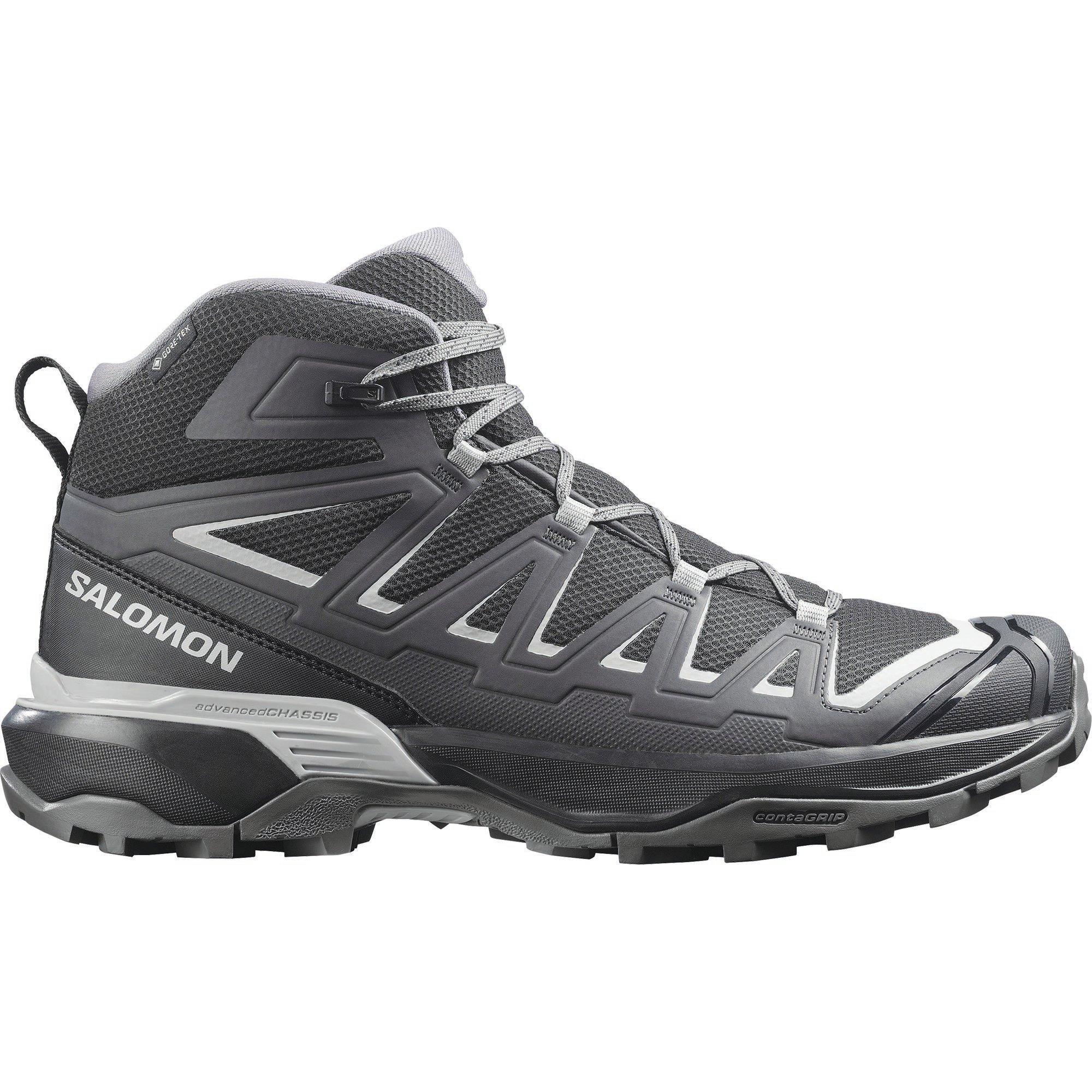 Salomon Men's X Ultra Flare Mid Gtx Hiking Boot - Black/Ashphalt - 10.5 (45.3)