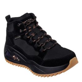 Skechers Skechers Nylon & Suede Fashion High Top Hiking Boots Womens