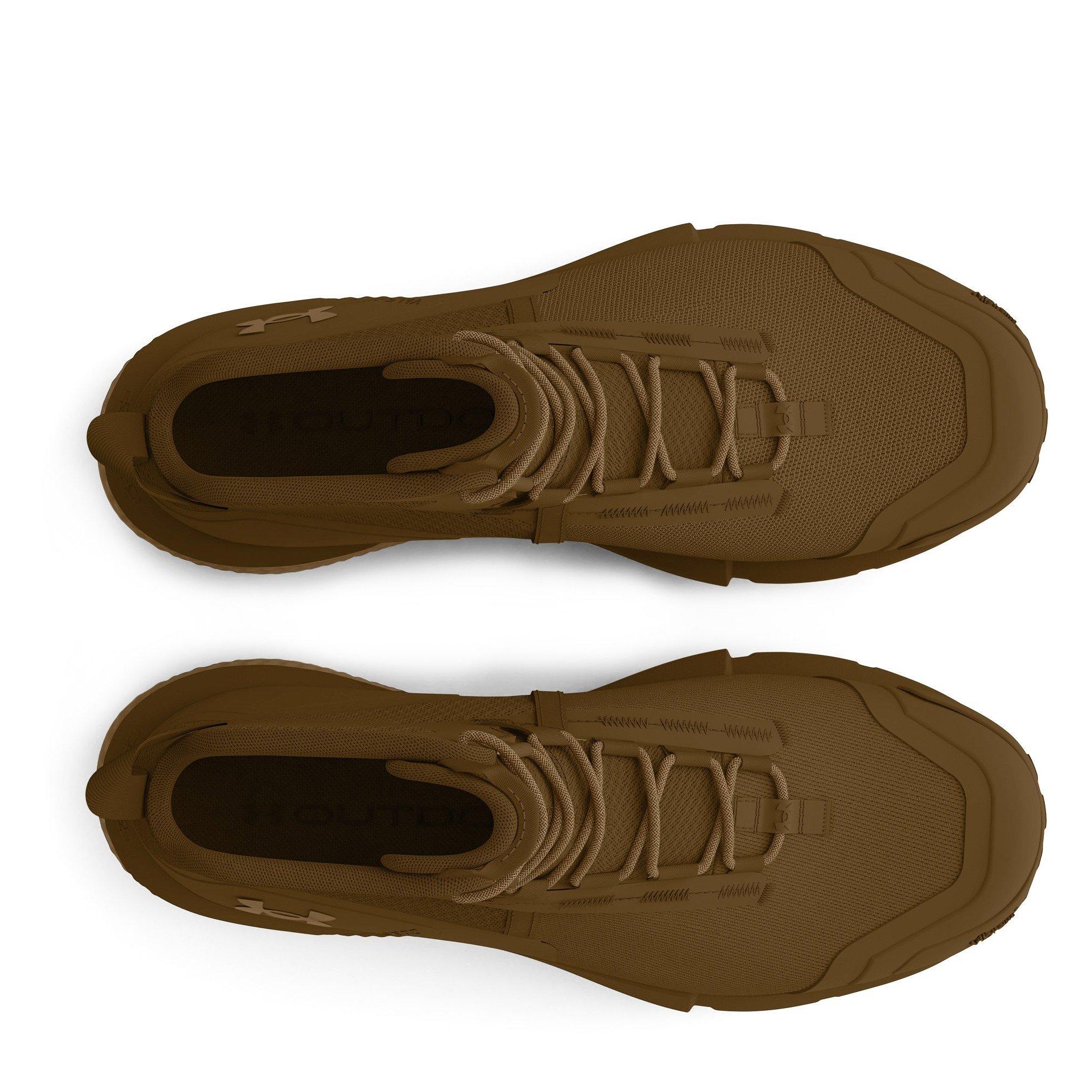 Brown - Under Armour - Armour Charged Valsetz Mid Walking Shoes Mens - 4