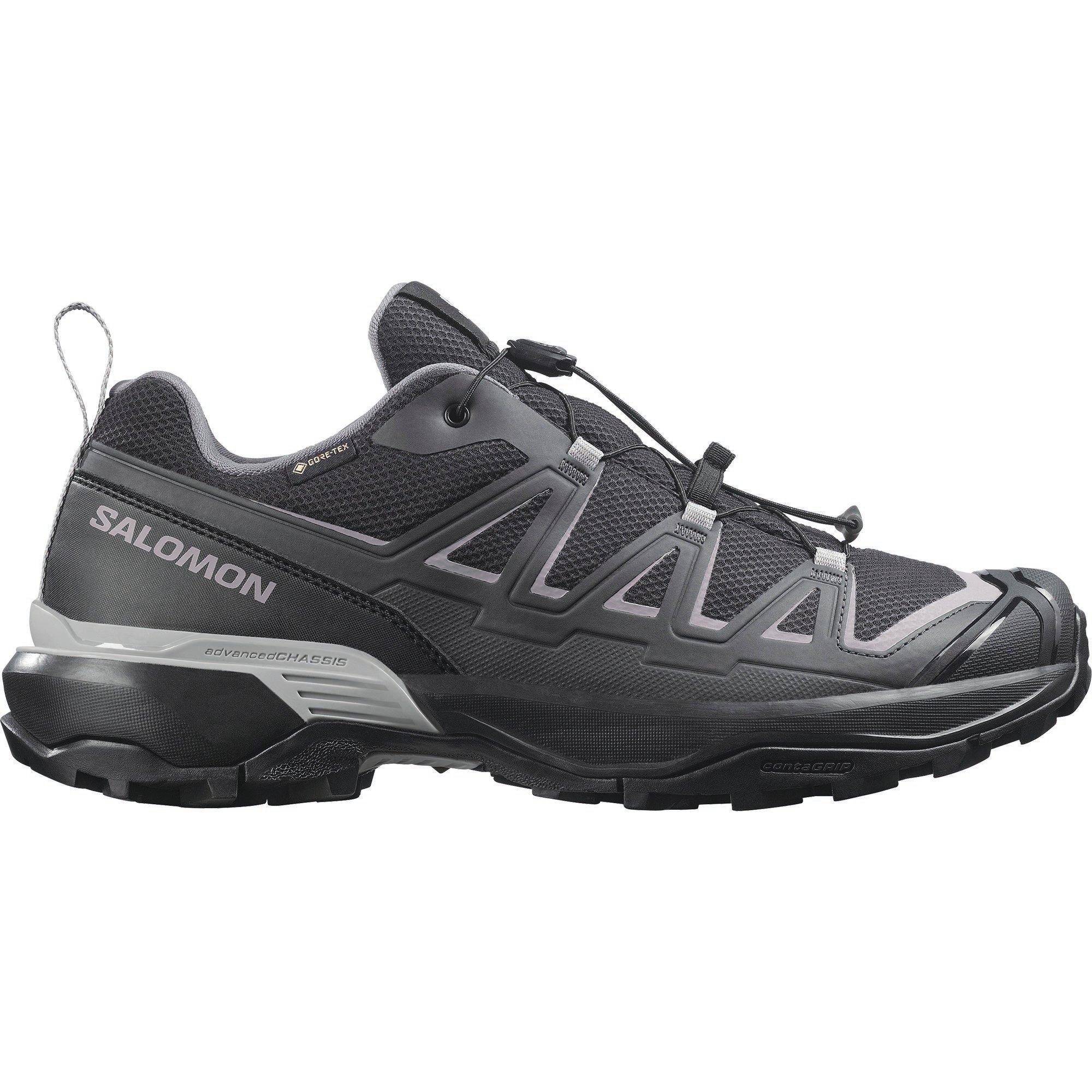 Salomon Men's X Ultra Flare Gtx Hiking Shoe - Black/Ashphalt - 8 (42)