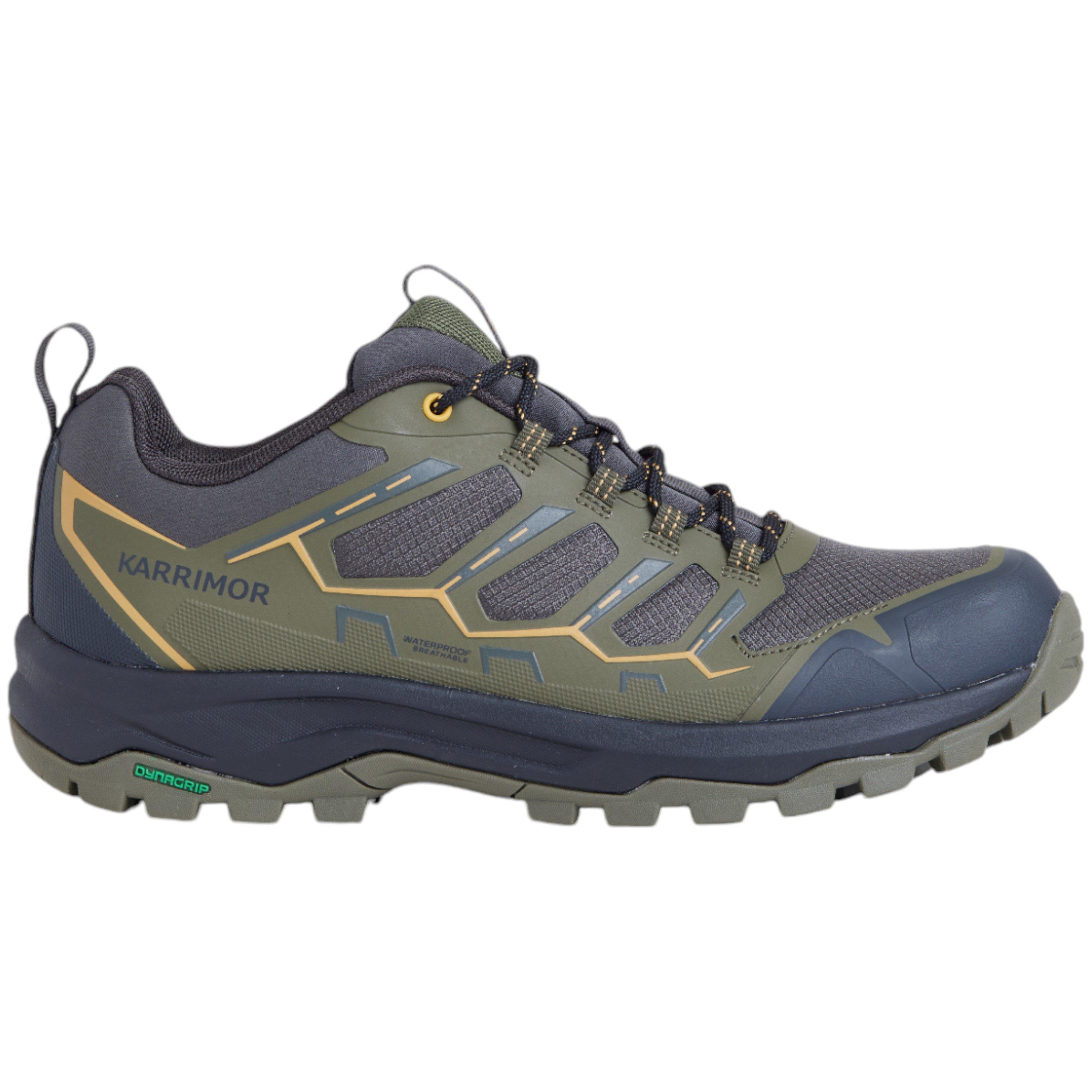 Green - Karrimor - Men's Hurricane Waterproof Hiking Shoes - 1