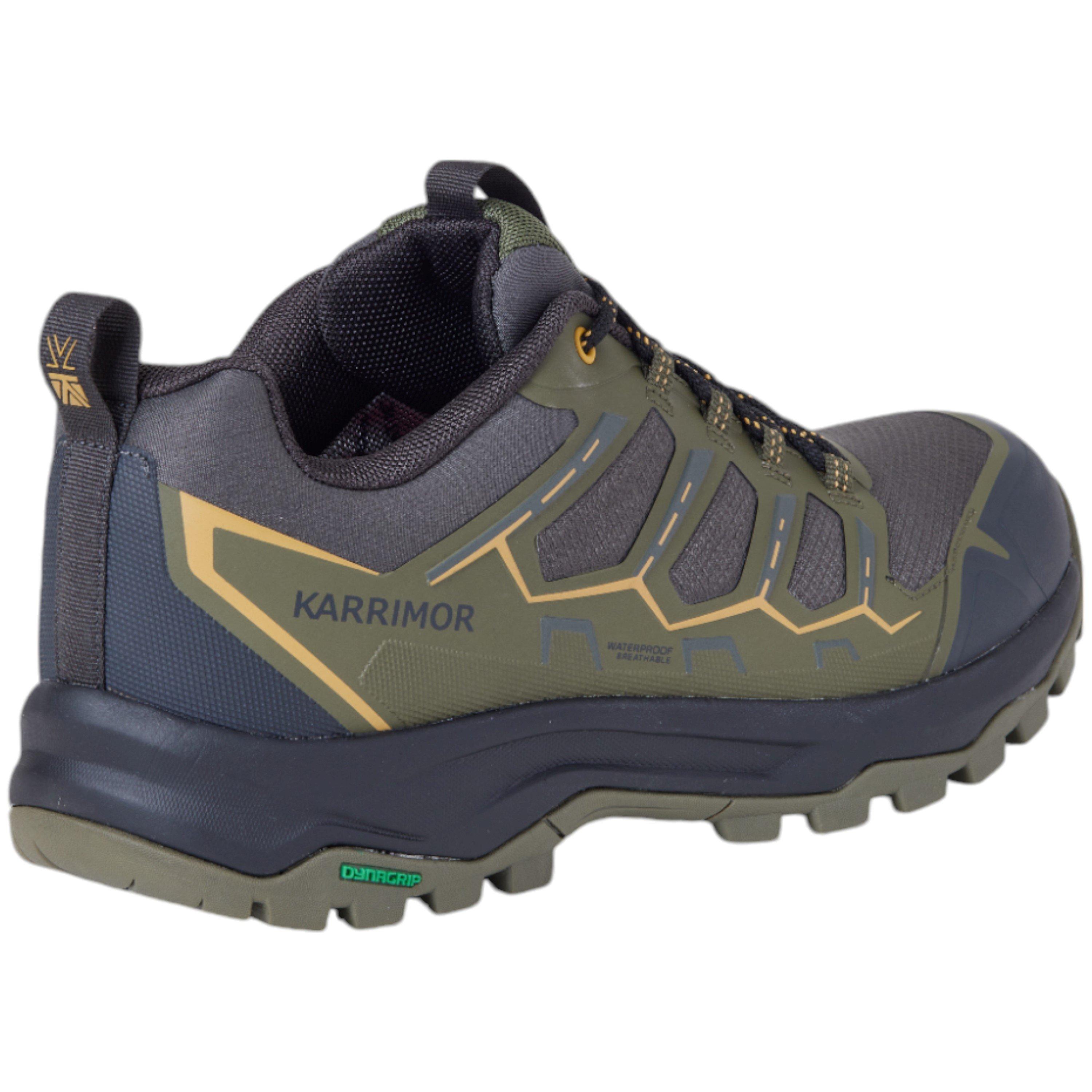 Green - Karrimor - Hurricane Waterproof Hiking Shoes - 5