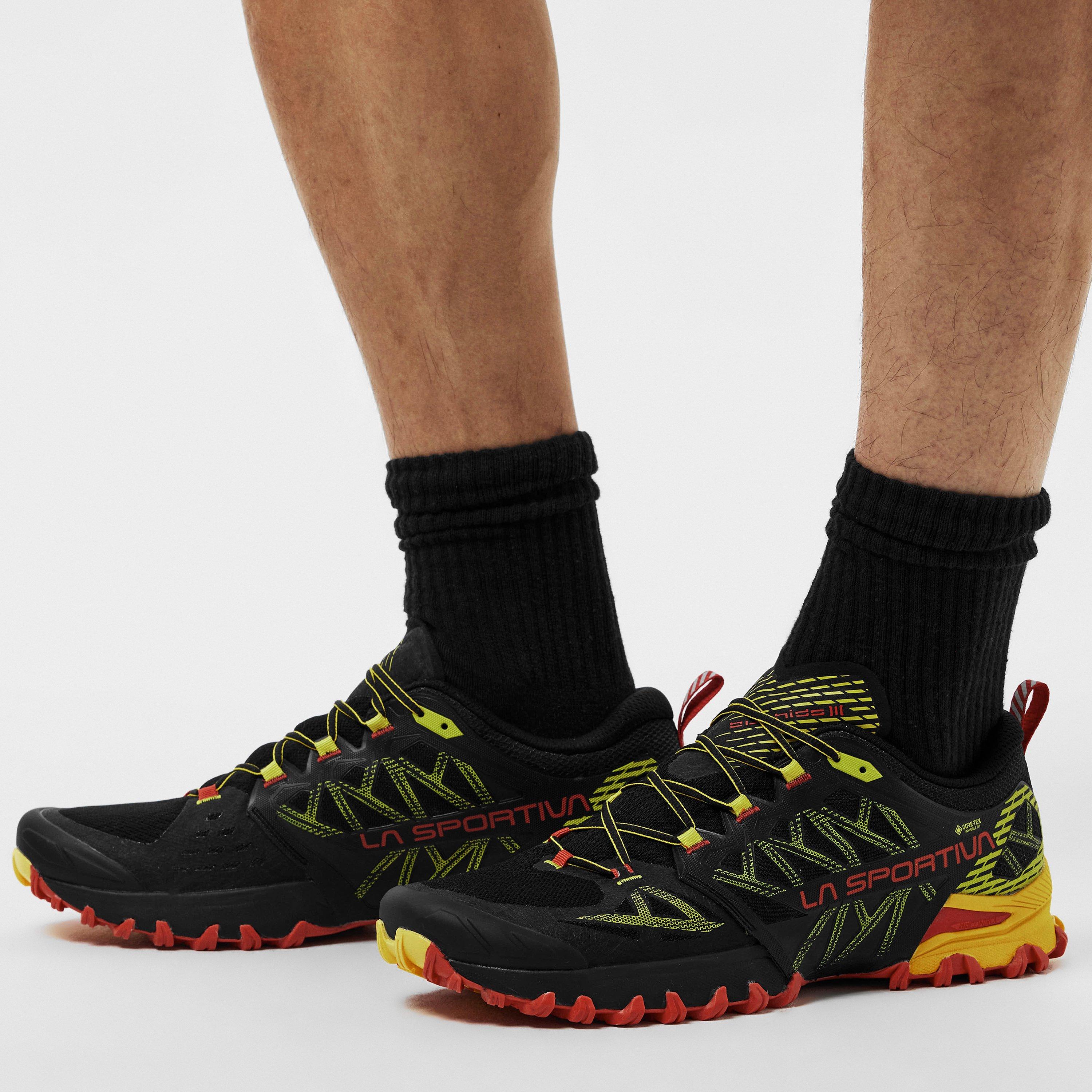 Schwarz/Gelb - La Sportiva - Bushido Waterproof Trekking Shoes - 3
