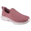 Violet - Skechers - Skechers D Lites Comfy Step Slip-on Women S Shoes Brow - 1