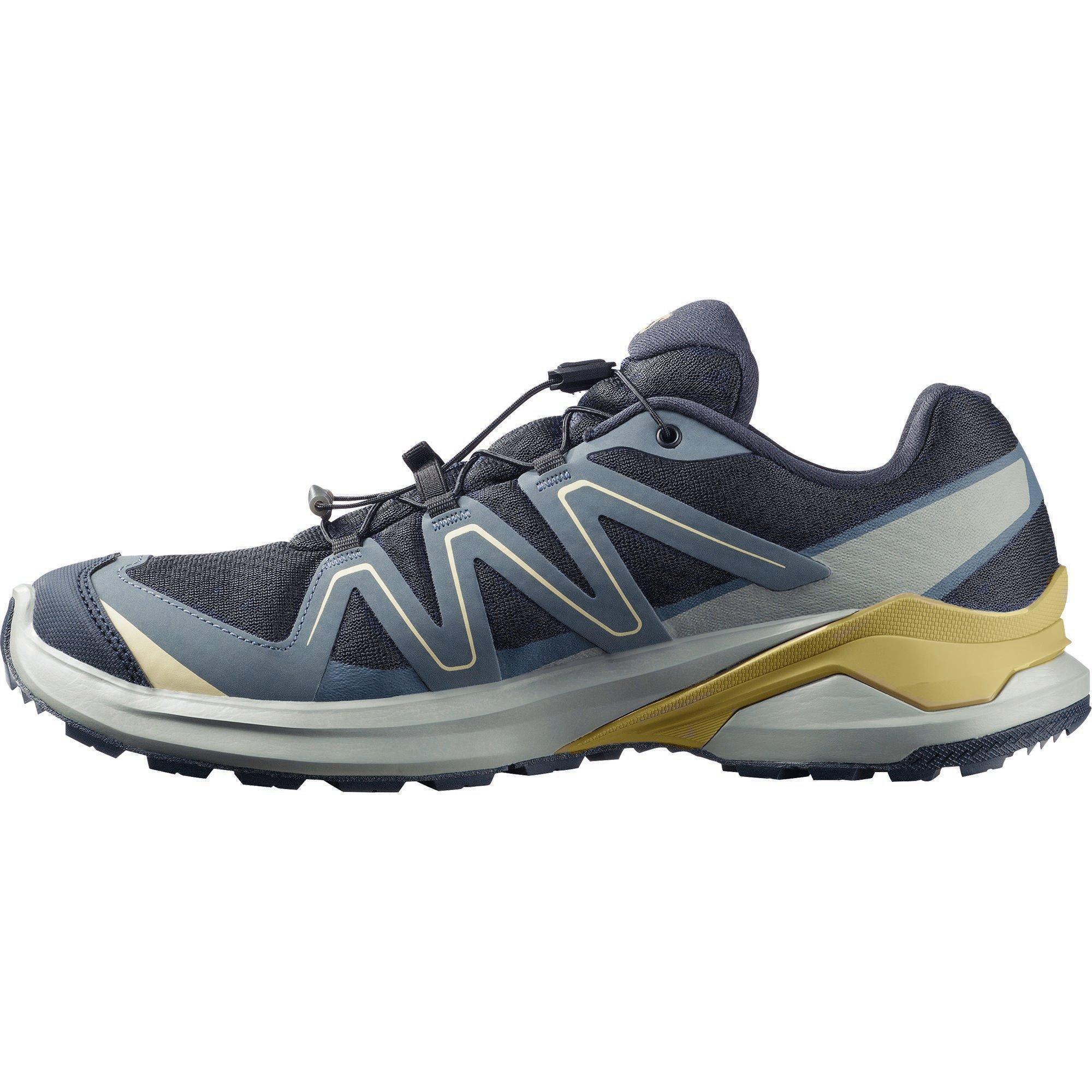 Bleu marine foncé - Salomon - Examotion GTX Mens Trail Running Shoe - 2