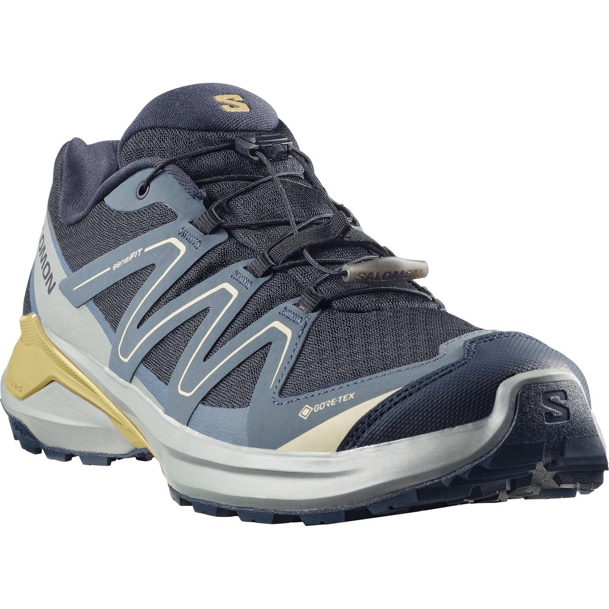 Bleu marine foncé - Salomon - Examotion GTX Mens Trail Running Shoe - 3