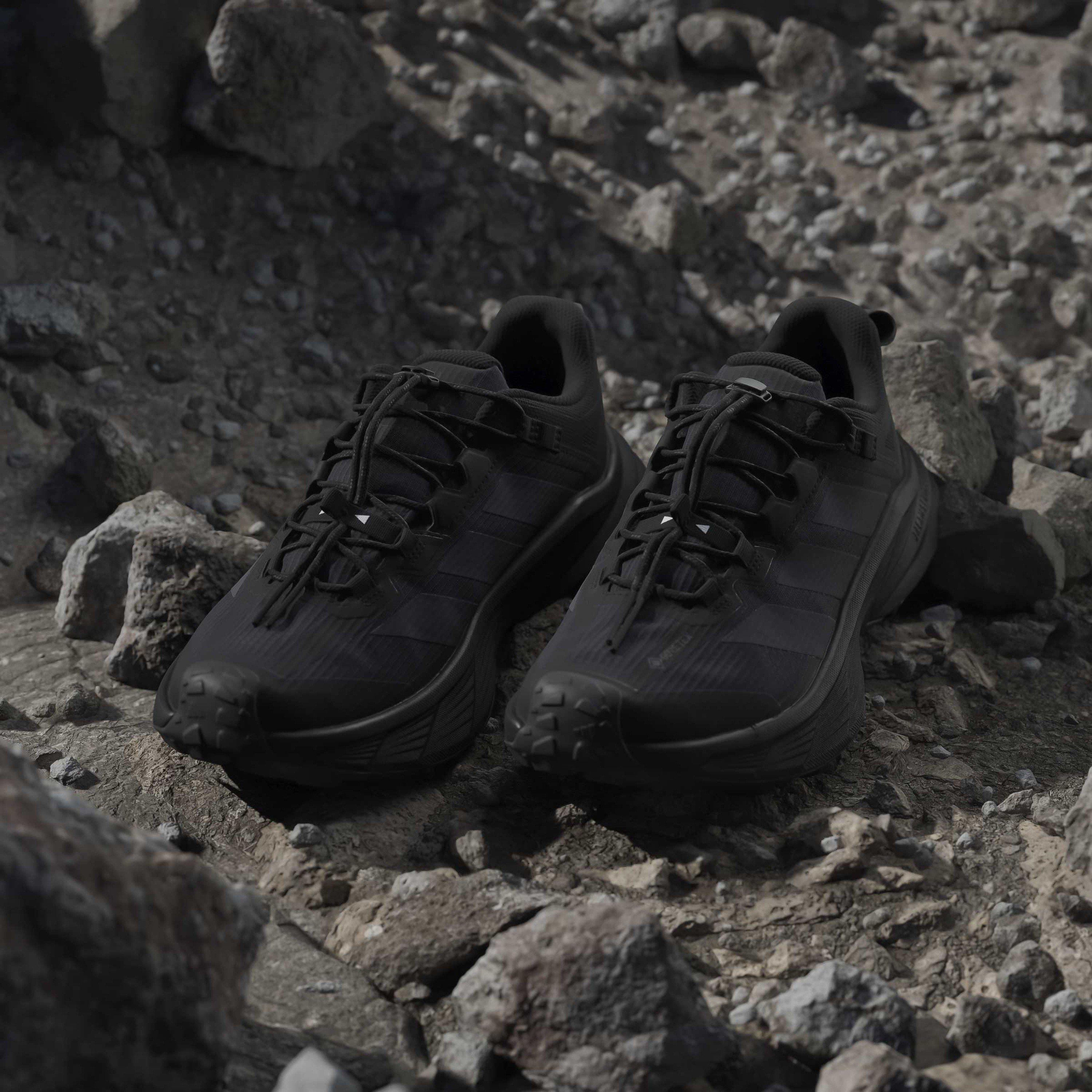 Preto Essencial - adidas - Mens TERREX Freehiker SL GORE-TEX Hiking Shoes - 12