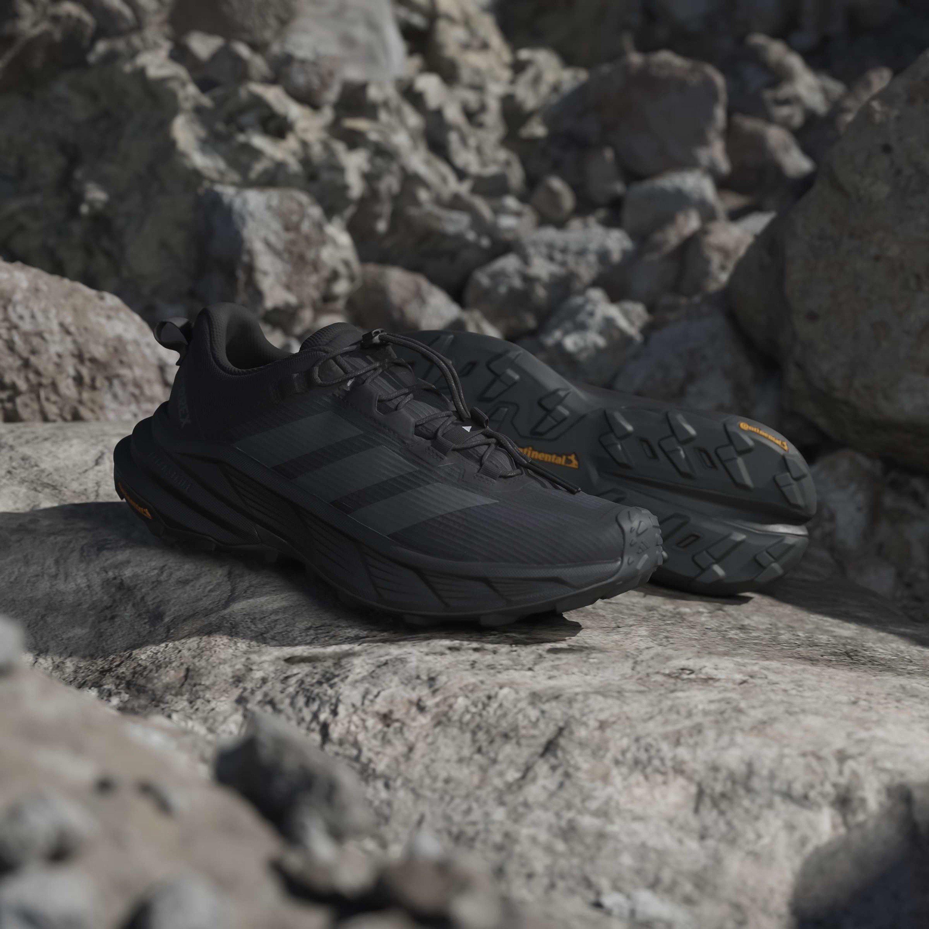 Preto Essencial - adidas - Mens TERREX Freehiker SL GORE-TEX Hiking Shoes - 15