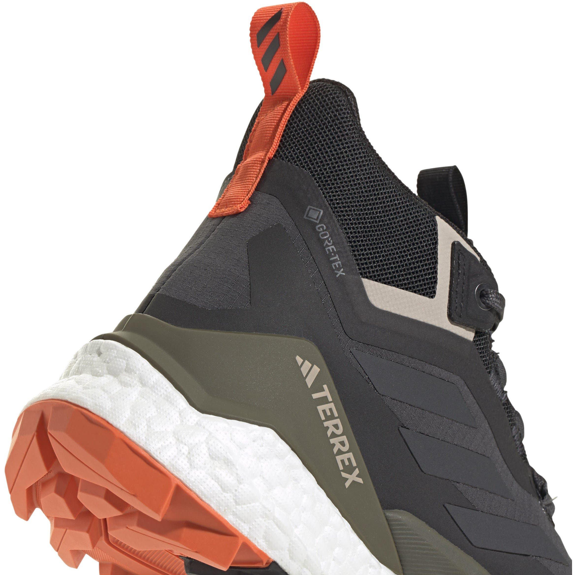 Carbon - adidas - Terrex Free Hiker Waterproof Hiking Shoes - 8