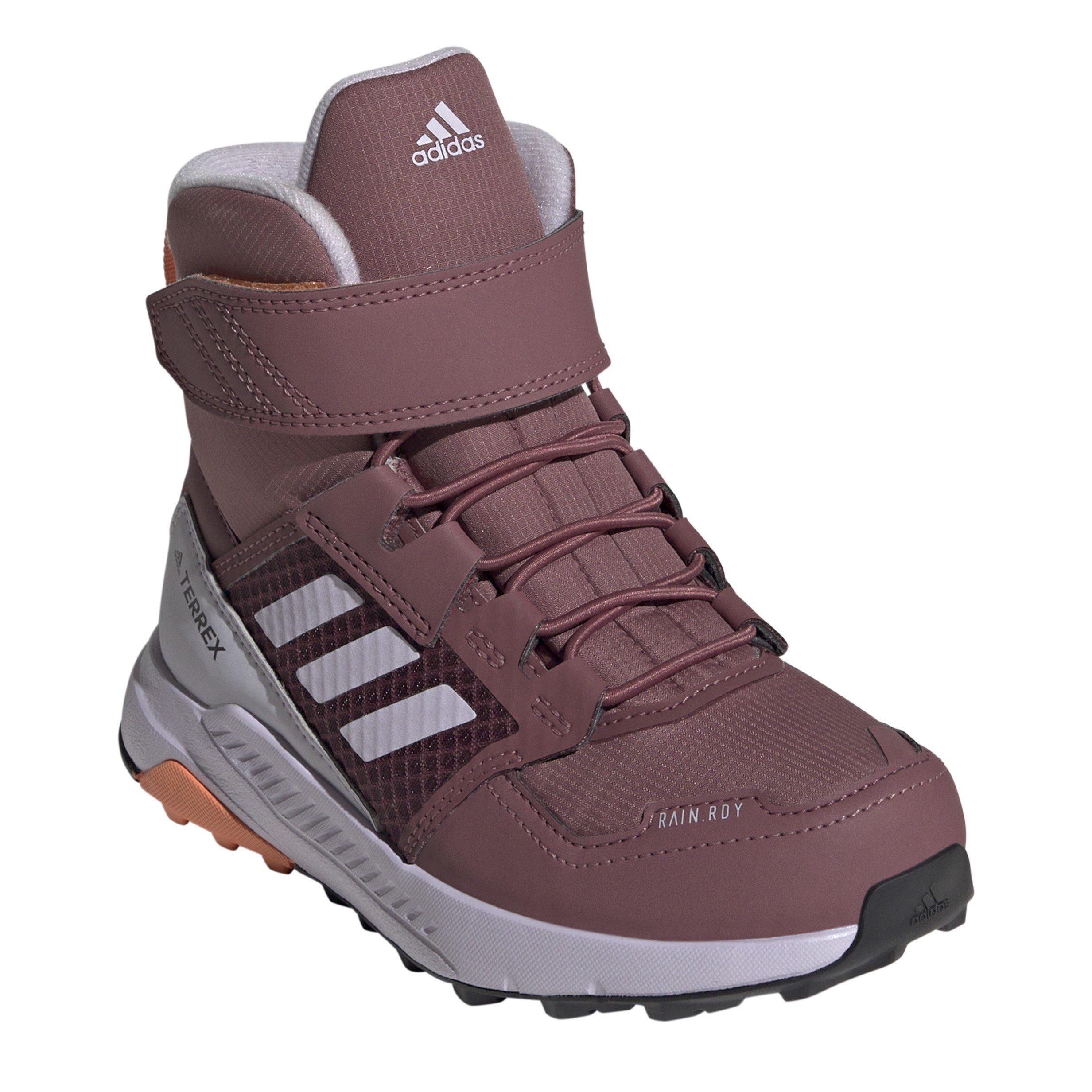 Quicri/Sild/Amb - adidas - Terrex Trailmaker High C.Rdy K Walking Shoes Unisex Adults - 3