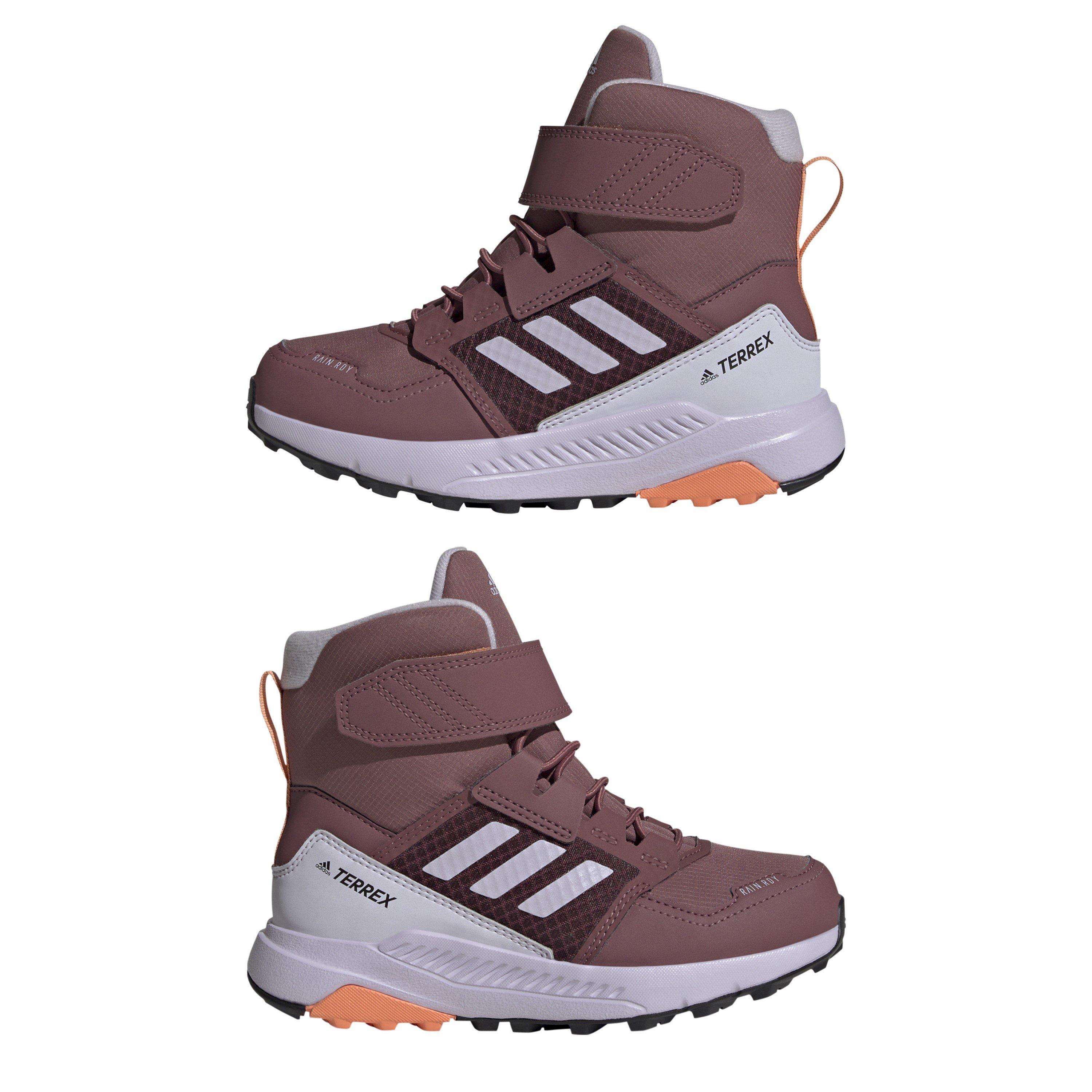 Quicri/Sild/Amb - adidas - Terrex Trailmaker High C.Rdy K Walking Shoes Unisex Adults - 9