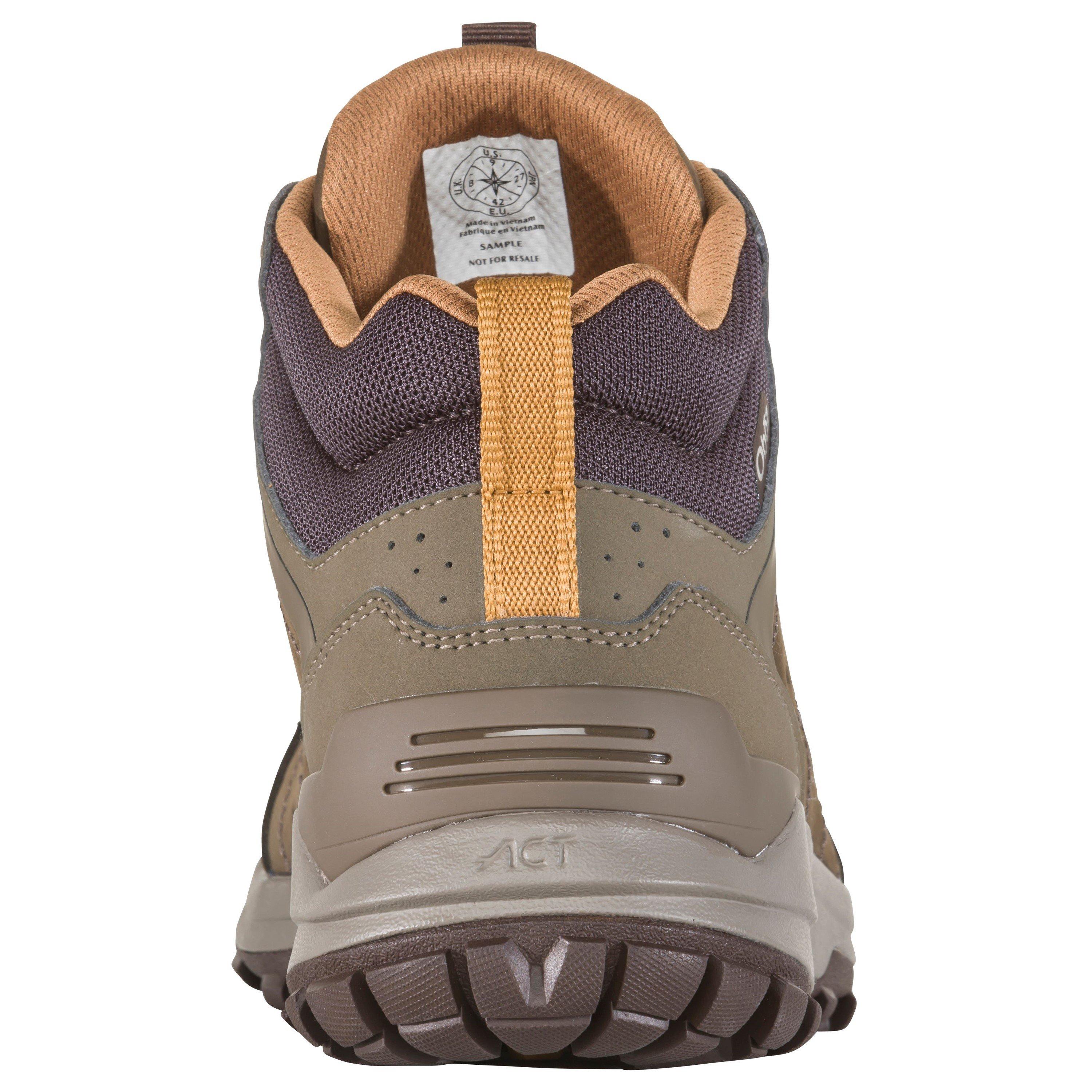 Cedar Brown - Oboz - Sypes Wide Leather Waterproof Hiking Boot - 4