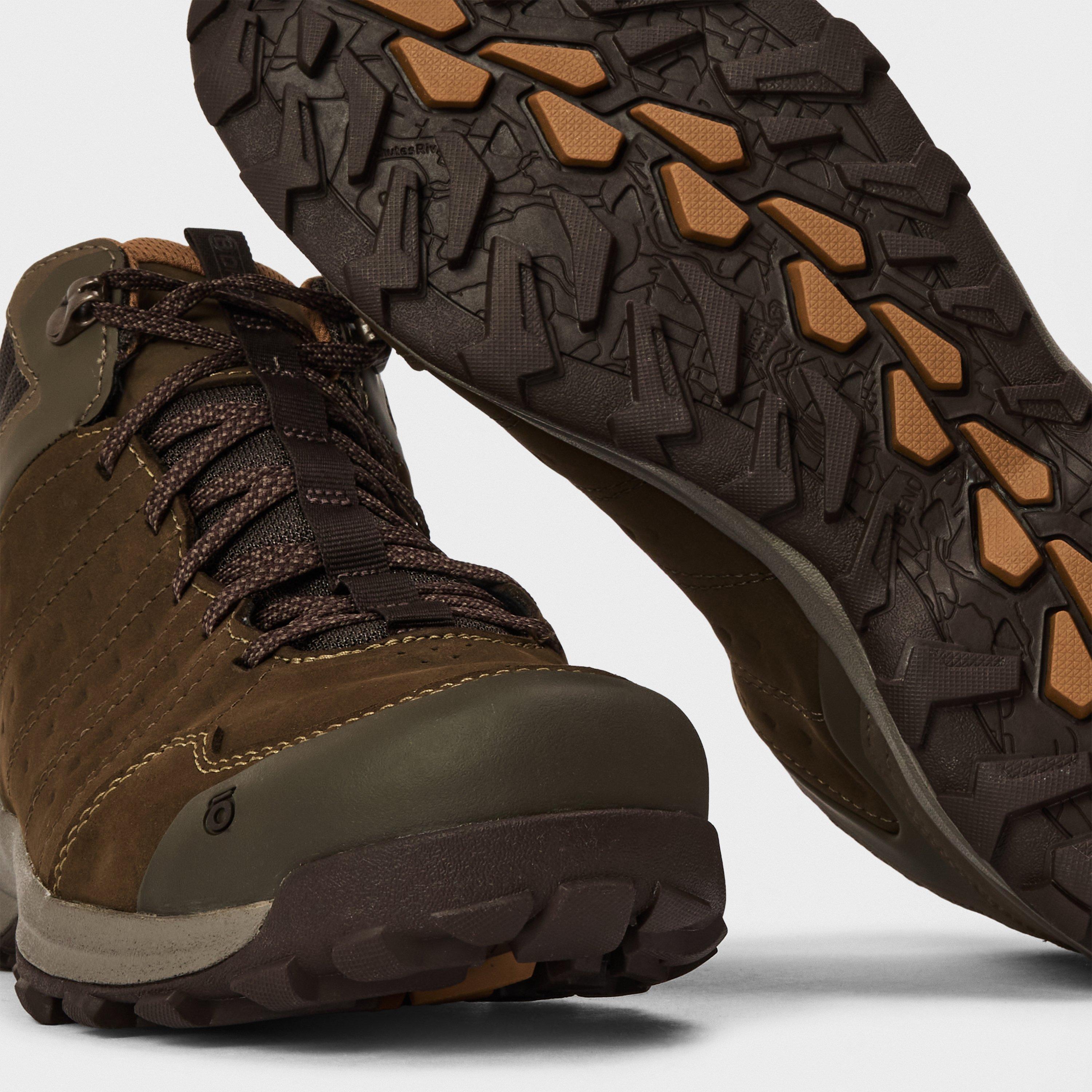 Cedar Brown - Oboz - Sypes Wide Leather Waterproof Hiking Boot - 5