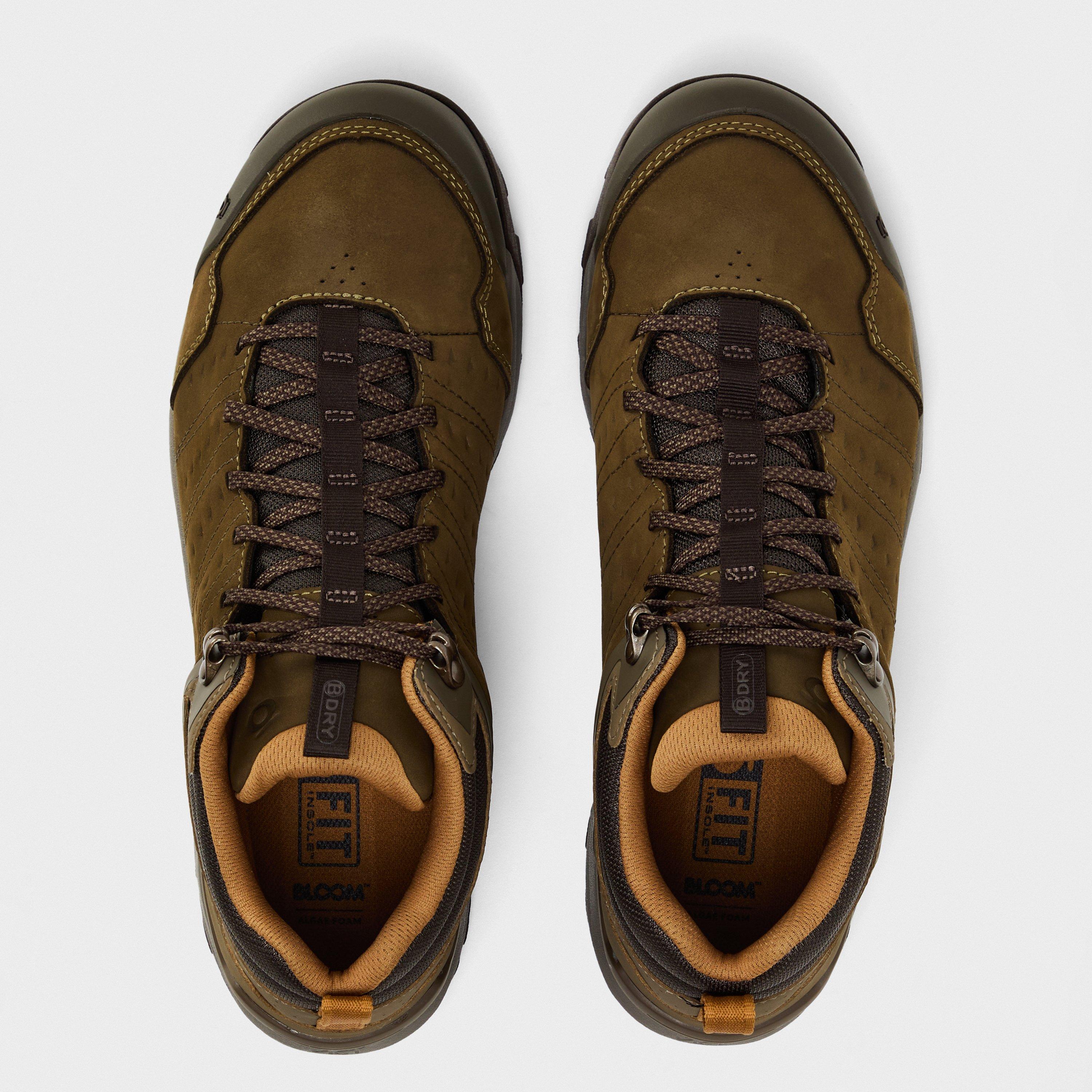 Cedar Brown - Oboz - Sypes Wide Leather Waterproof Hiking Boot - 6