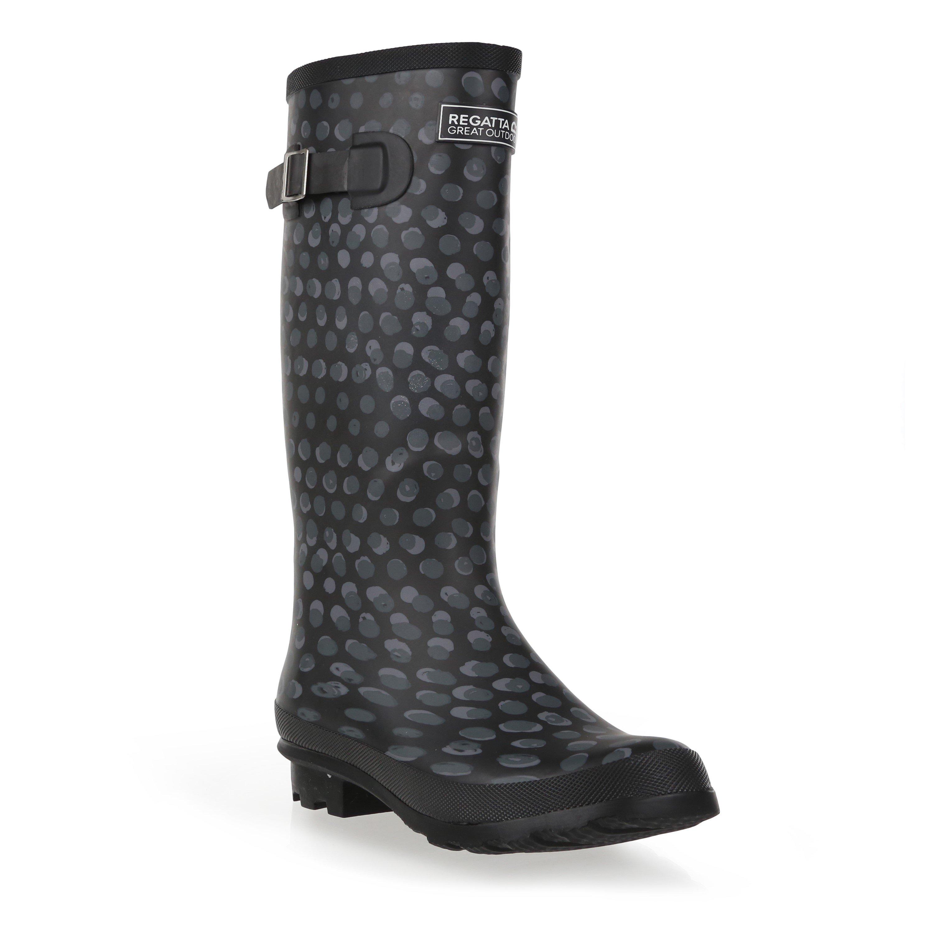 BlkAnimalPrt - Regatta - Women's Ly Fairweath Wellies - 1