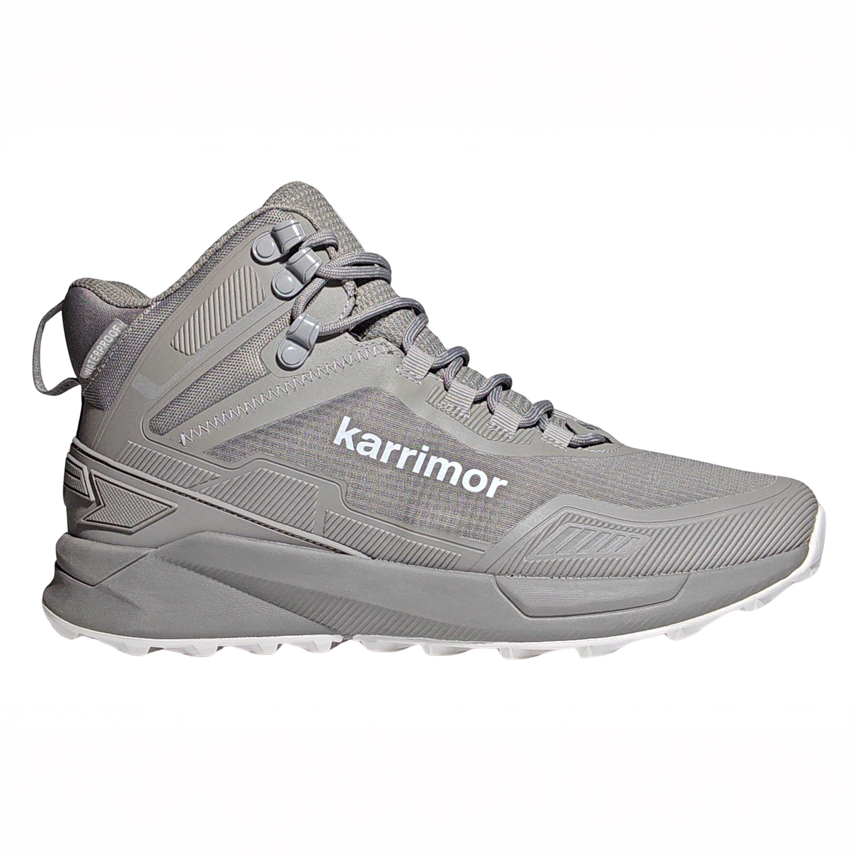 Grey/White - Karrimor - Men's Rallitor Waterproof Trekking Boots - 1