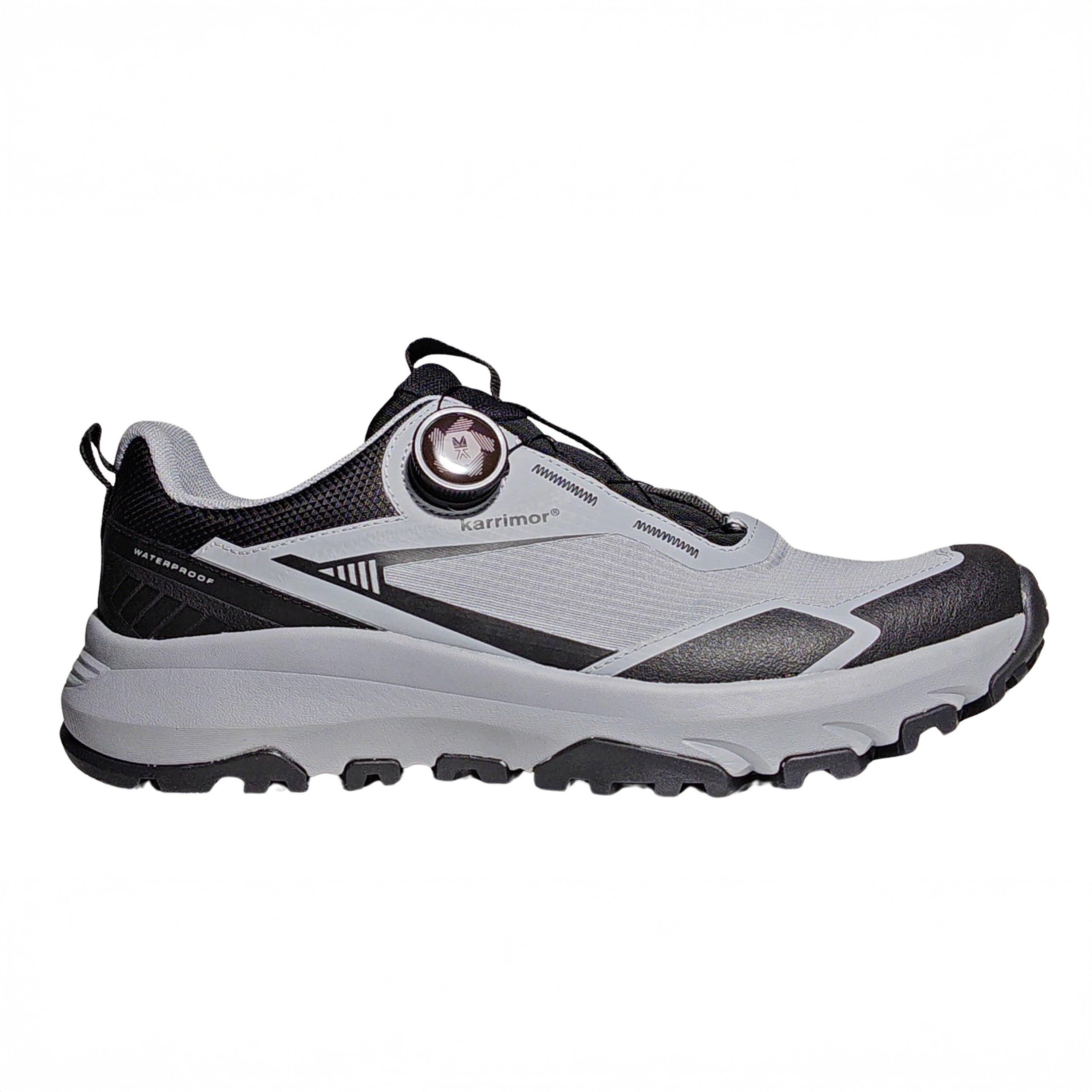 Karrimor Men's Waterproof Hiking Shoes - Black/Grey - 8 (42)