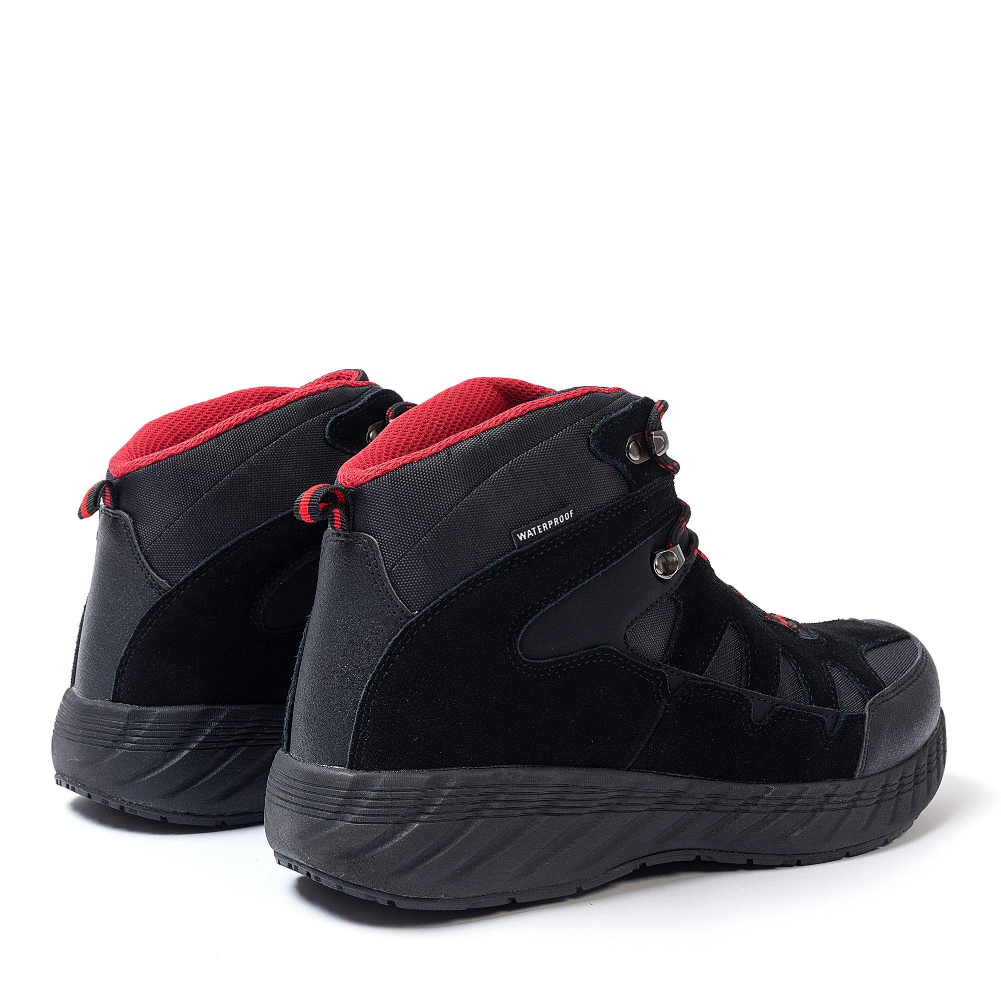 Zwart/Rood - Donnay - Men Suede Boots - 3