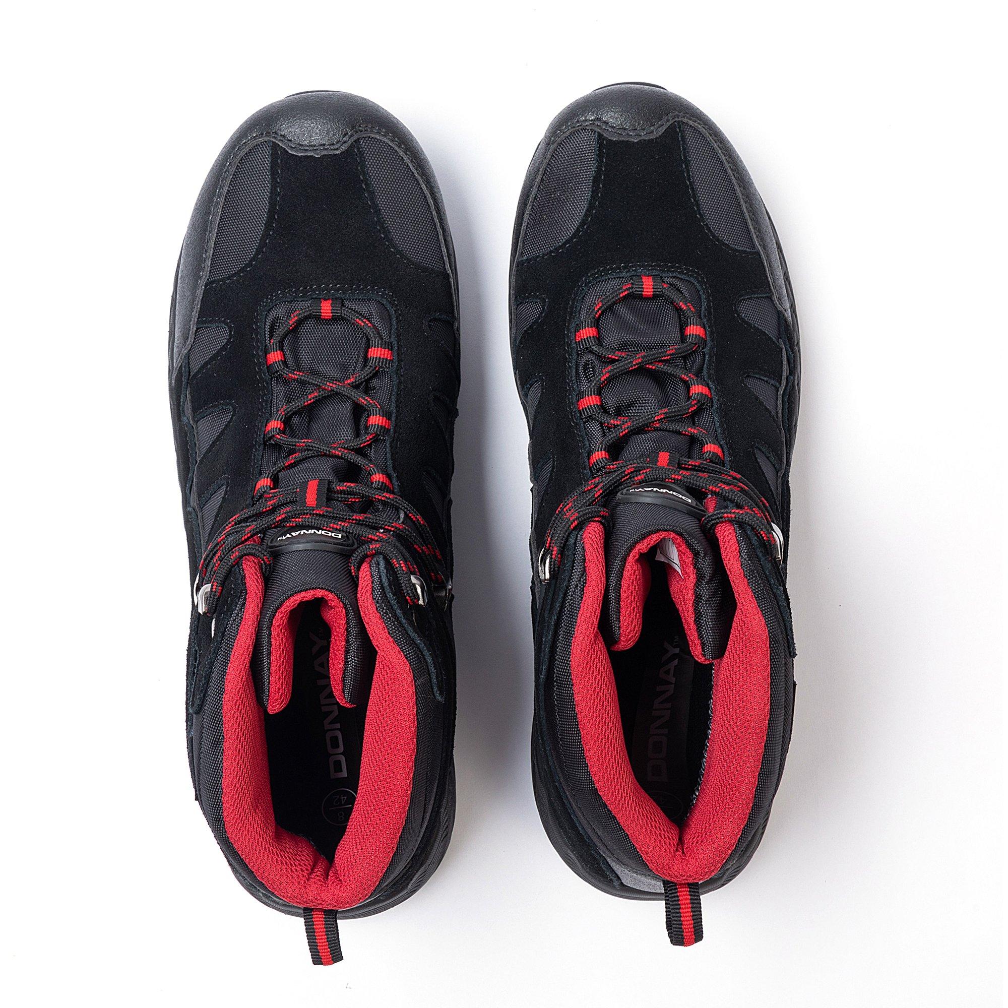 Zwart/Rood - Donnay - Men Suede Boots - 4