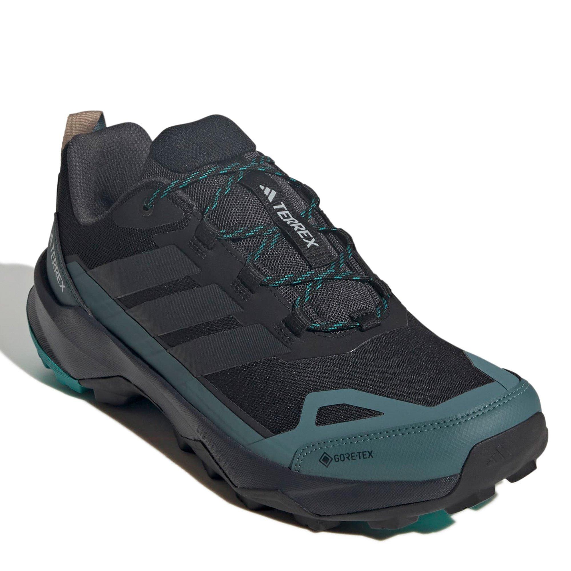 Blk/Carbon/Teal - adidas - Terrex Skychaser AX5 GORE-TEX Mens Hiking Shoes - 5