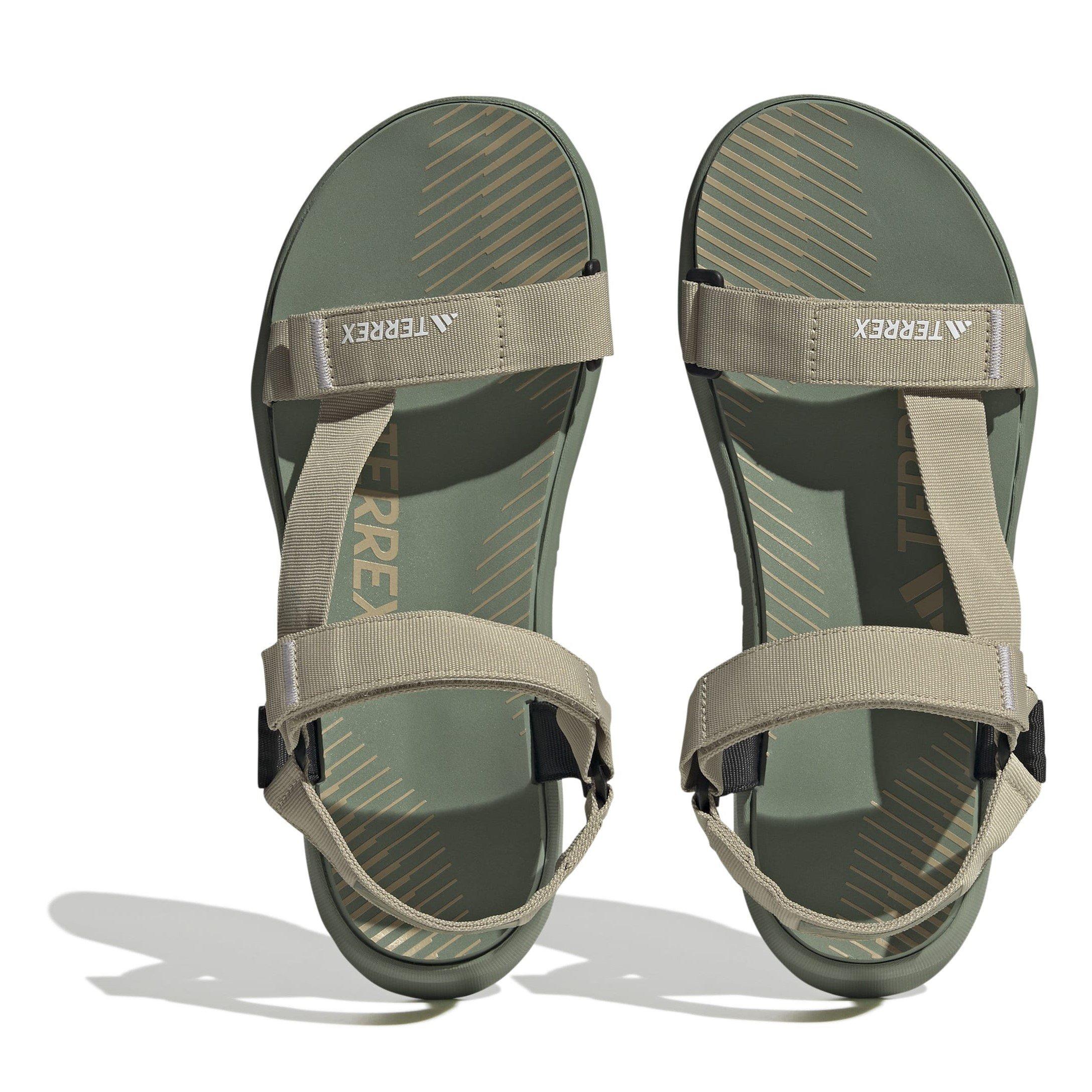 Grn/Sav/Silvr - adidas - Terrex Hydroterra Light Sandals Adults - 5