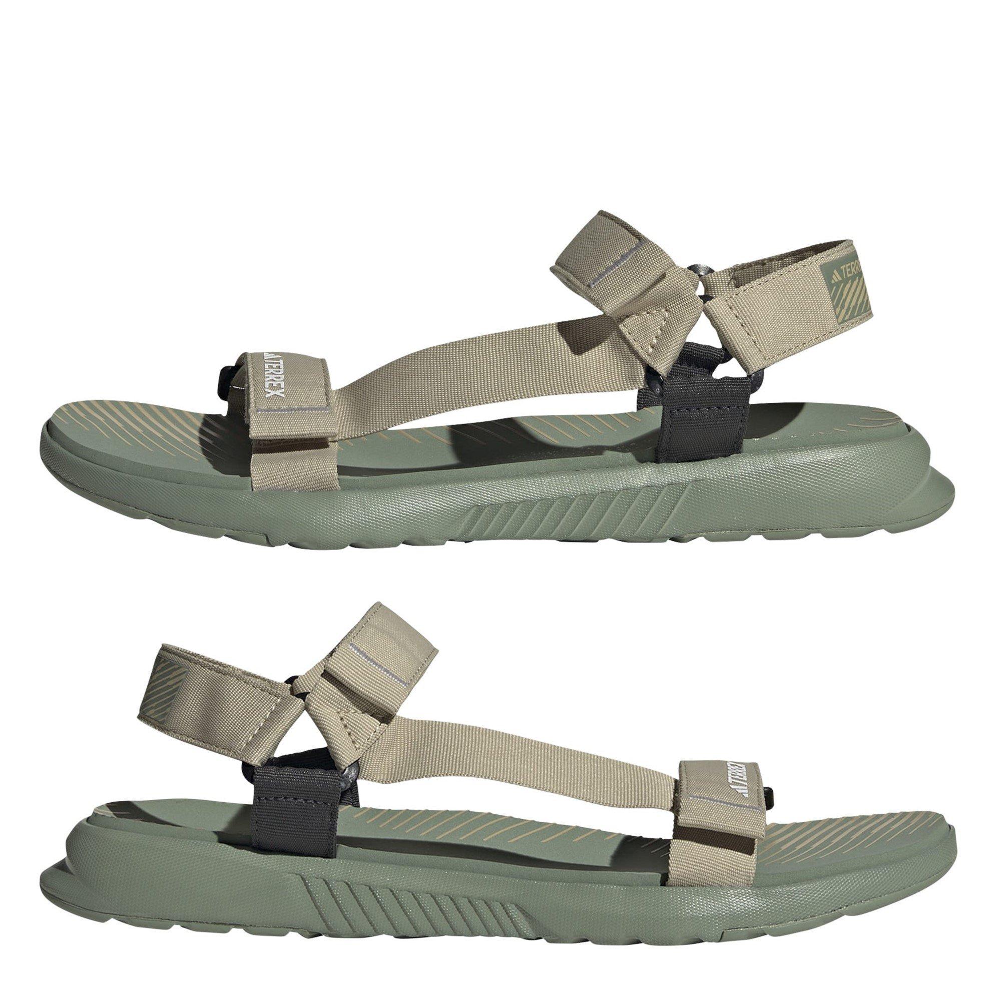 Grn/Sav/Silvr - adidas - Terrex Hydroterra Light Sandals Adults - 9