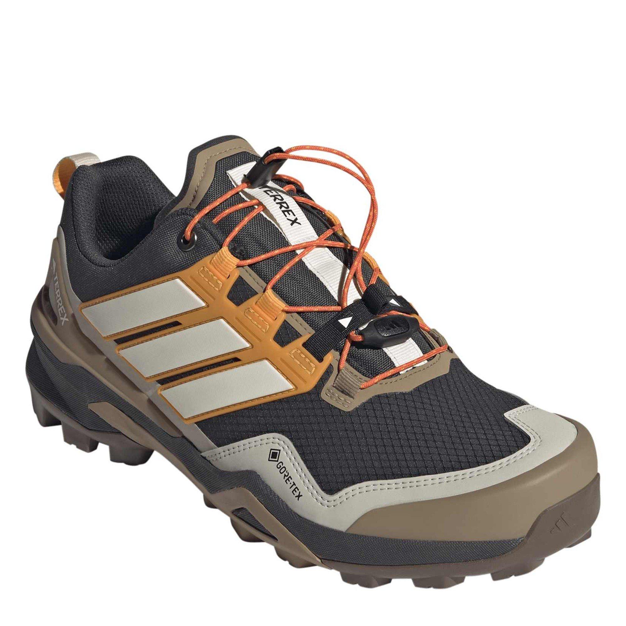 Carbon/White - adidas - Terrex Skychaser GORE-TEX Hiking Shoes Mens - 3