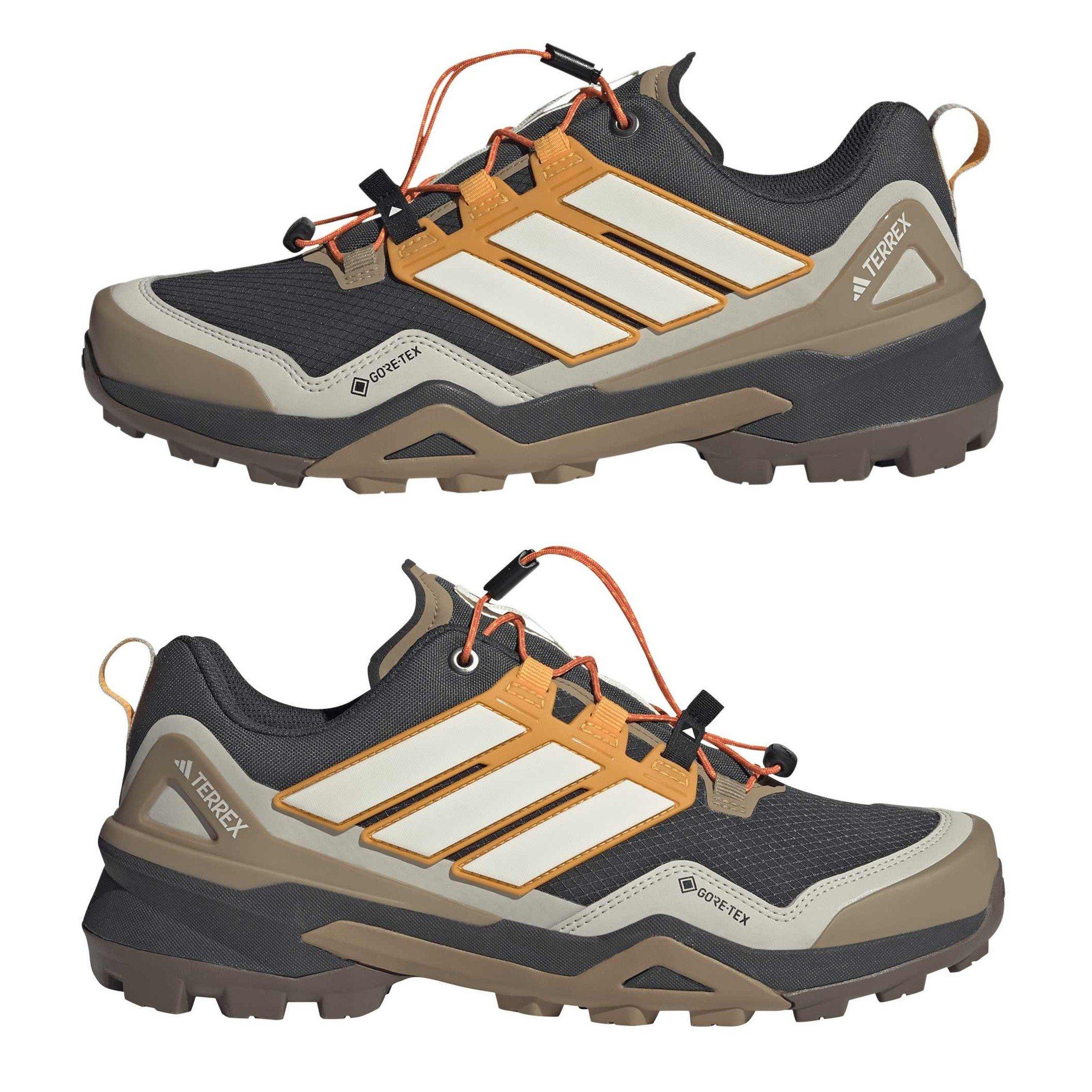 Carbon/White - adidas - Terrex Skychaser GORE-TEX Hiking Shoes Mens - 9