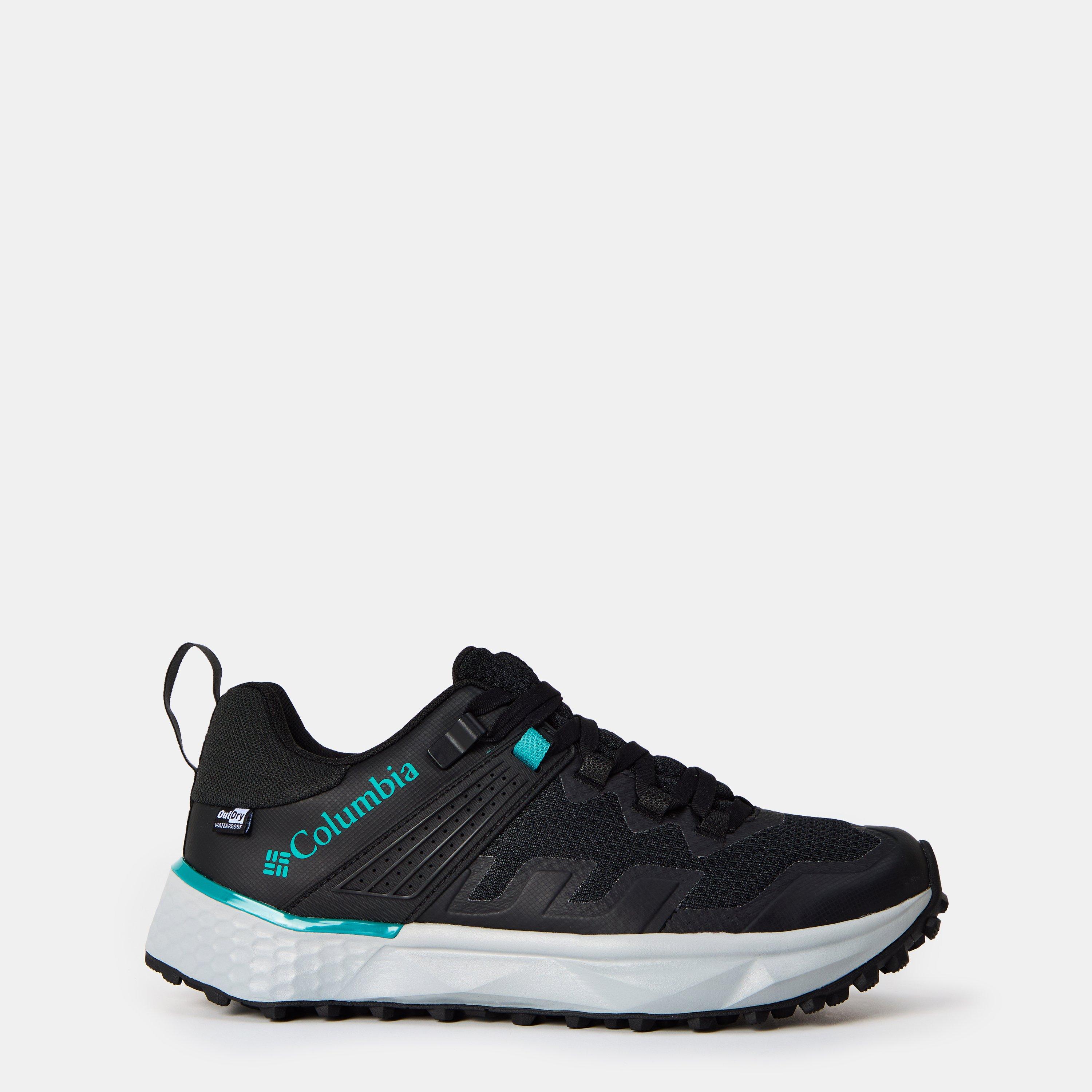Black Teal - Columbia - Facet OutDry Waterproof Walking Shoe Womens - 1