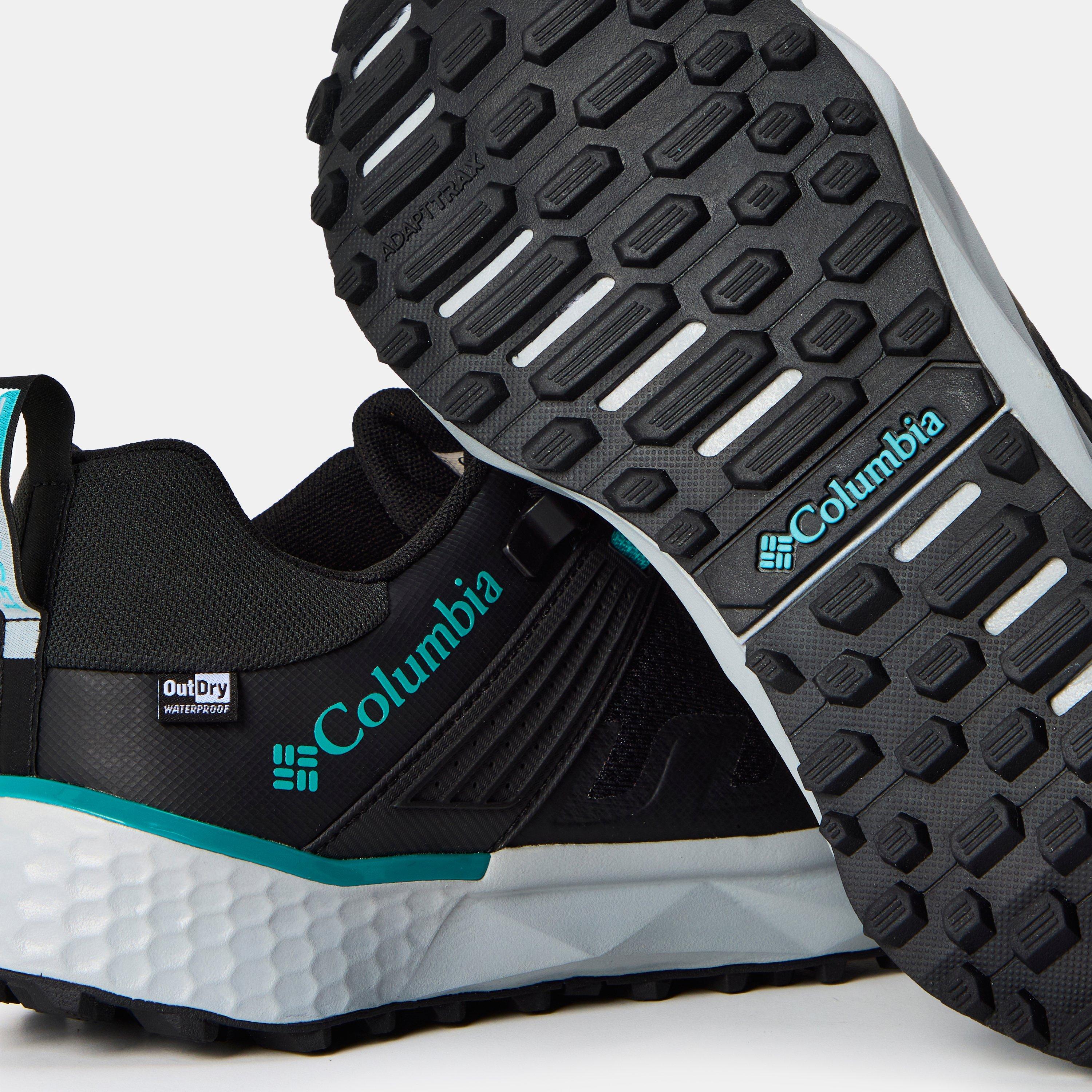 Black Teal - Columbia - Facet OutDry Waterproof Walking Shoe Womens - 5
