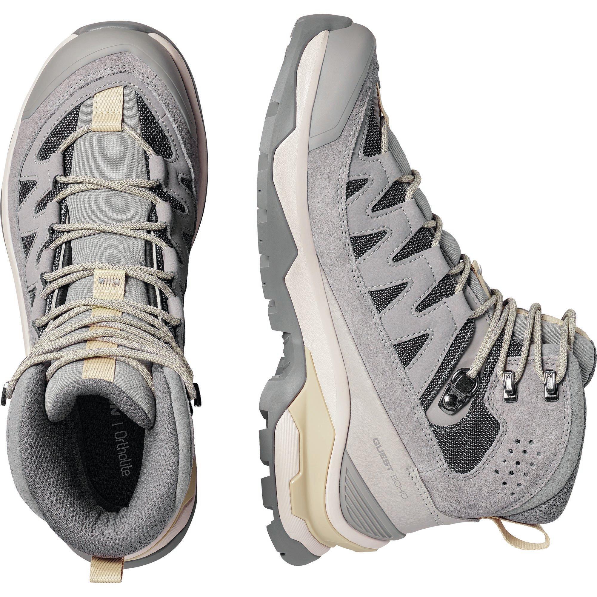 Donkere Zeemeeuw Grijs - Salomon - Quest Echo GTX Womens Hiking Boot - 5