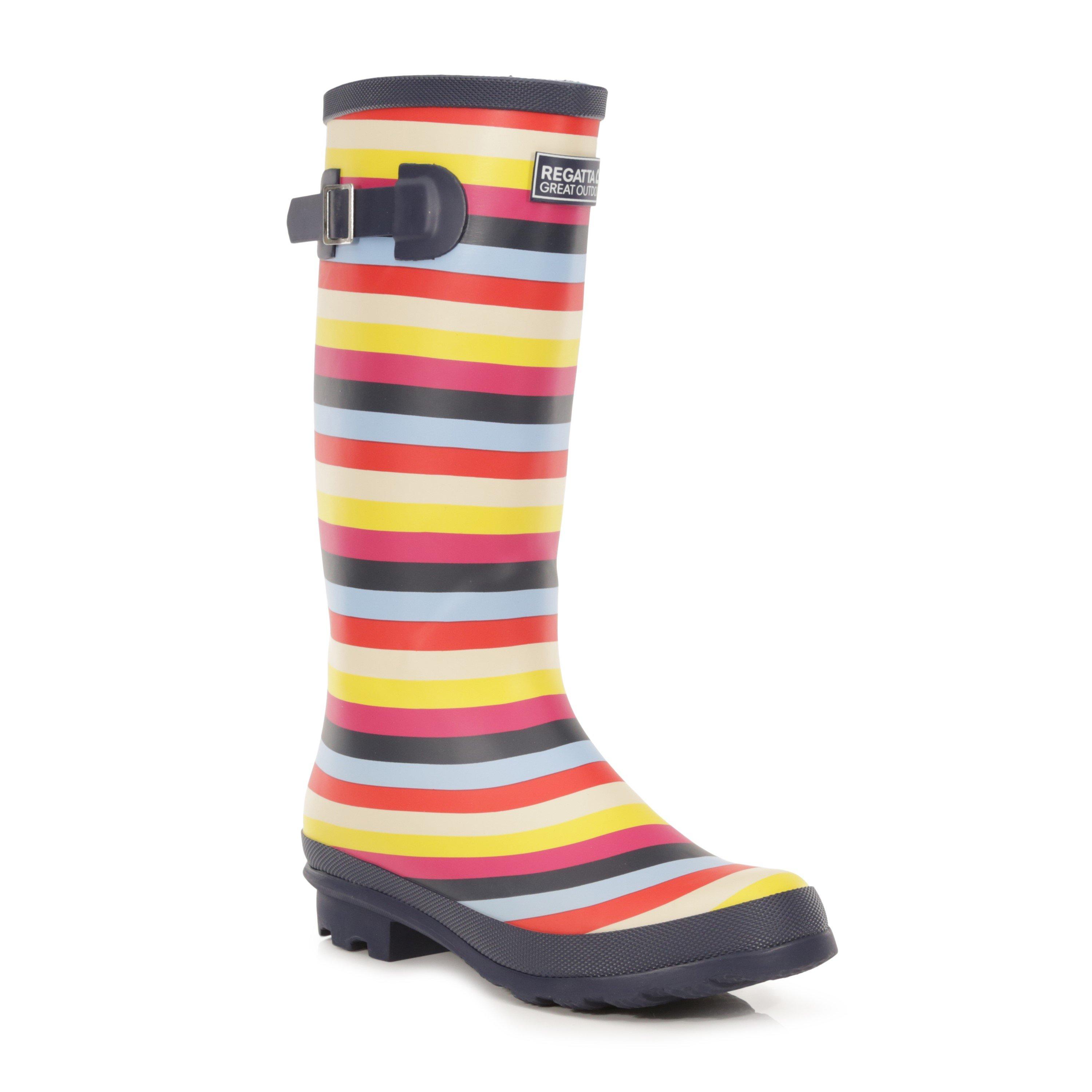 Regatta Women's Ly Fairweath Wellingtons -  Stripe - 8 (42)