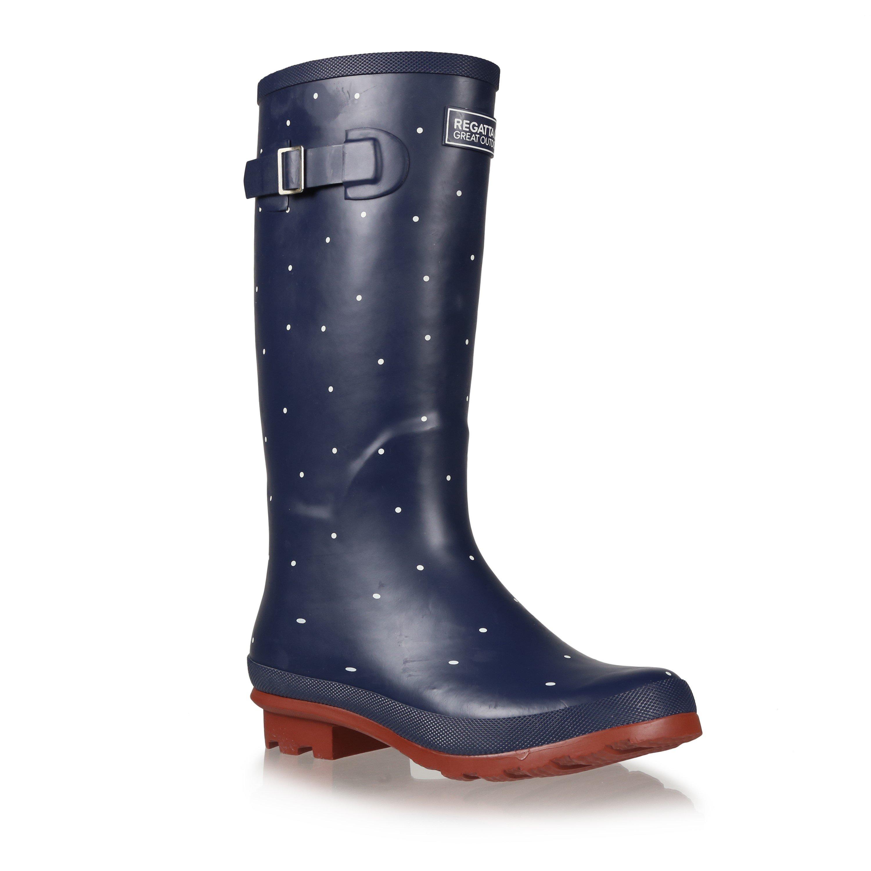 Regatta Women's Ly Fairweath Wellies - Navy/Tikka - 3 (36)