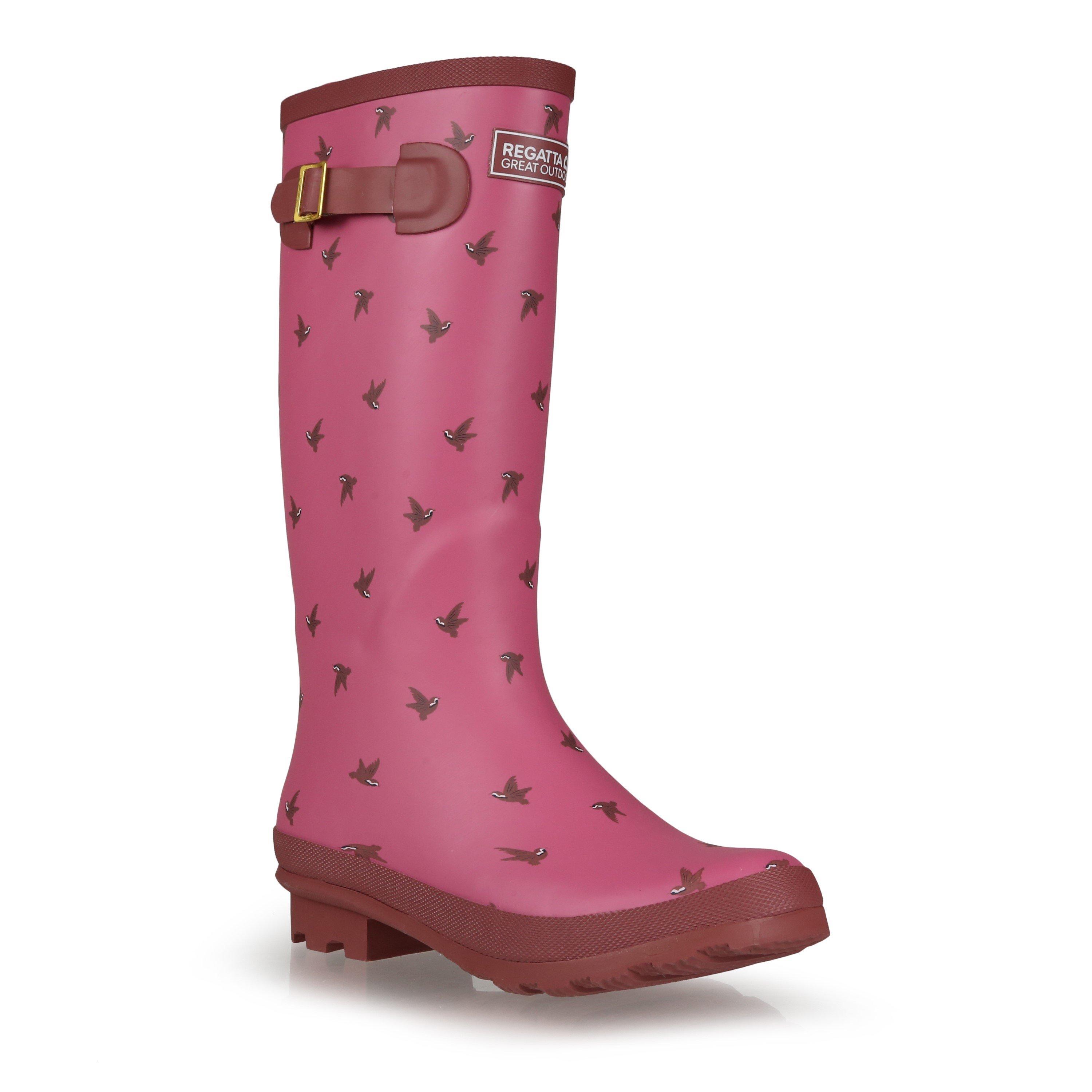 Regatta Women's Ly Fairweath Wellies - Violet/Rsebl - 5 (38)