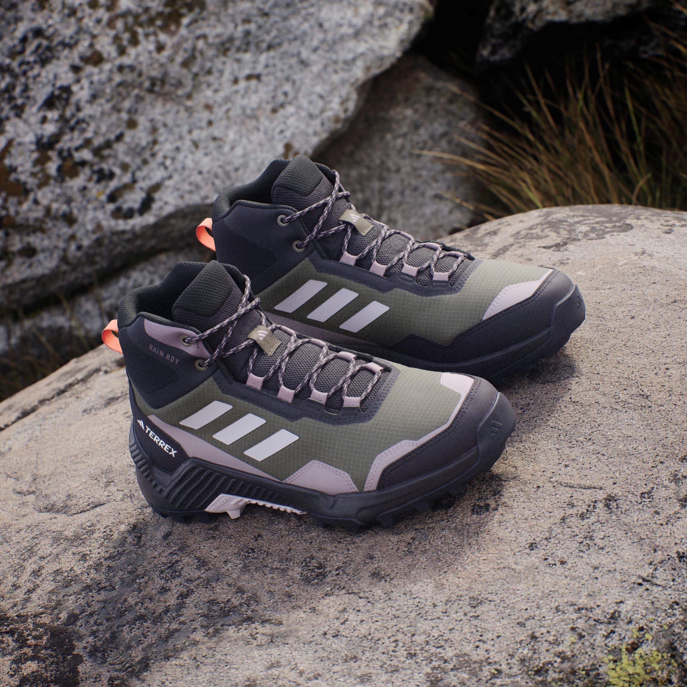 Olive Strata - adidas - Terrex Eastrail 2 Mid R.Rdy W Hiking Boots Womens - 12
